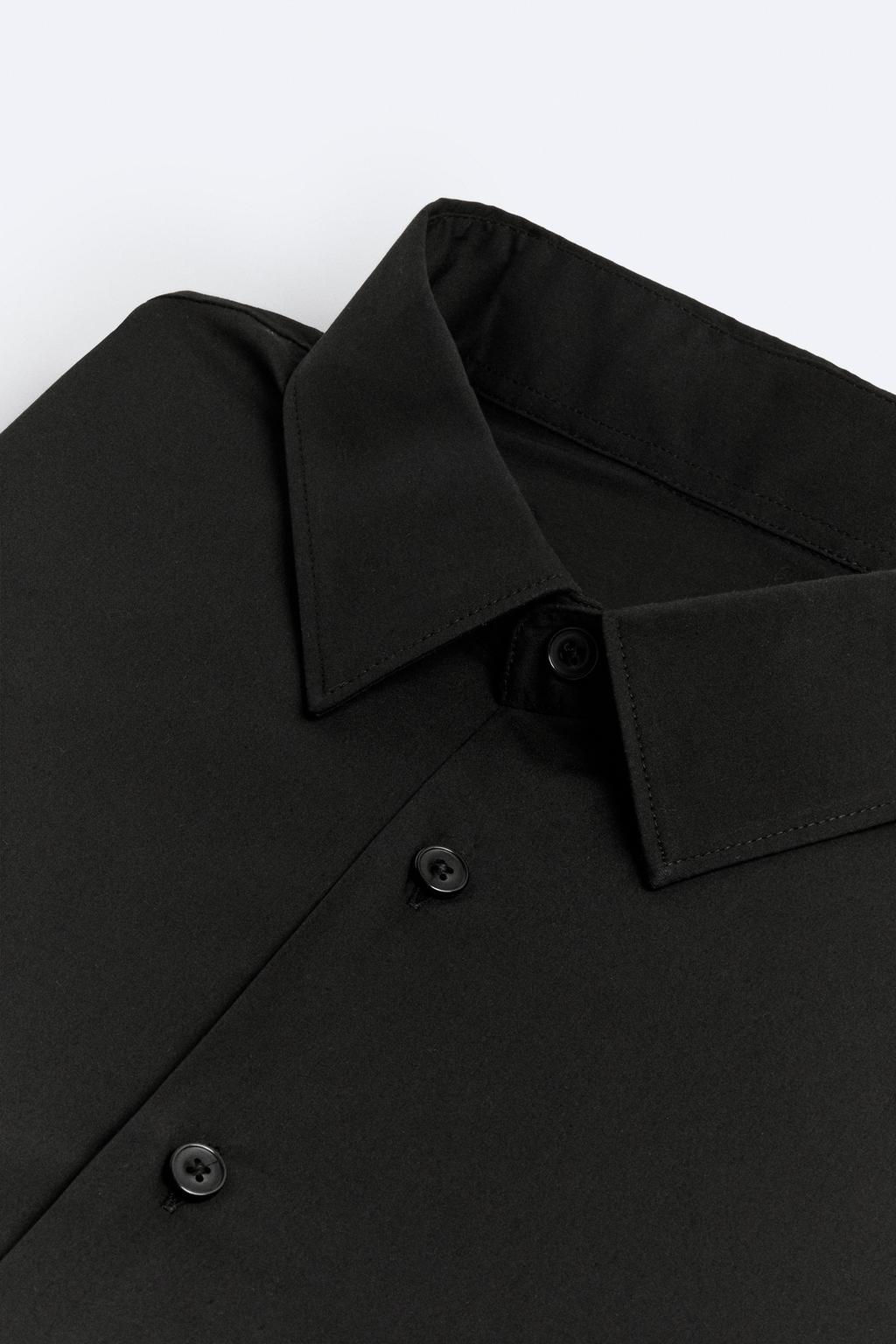 STRETCHY POPLIN SHIRT - Zara фото 10