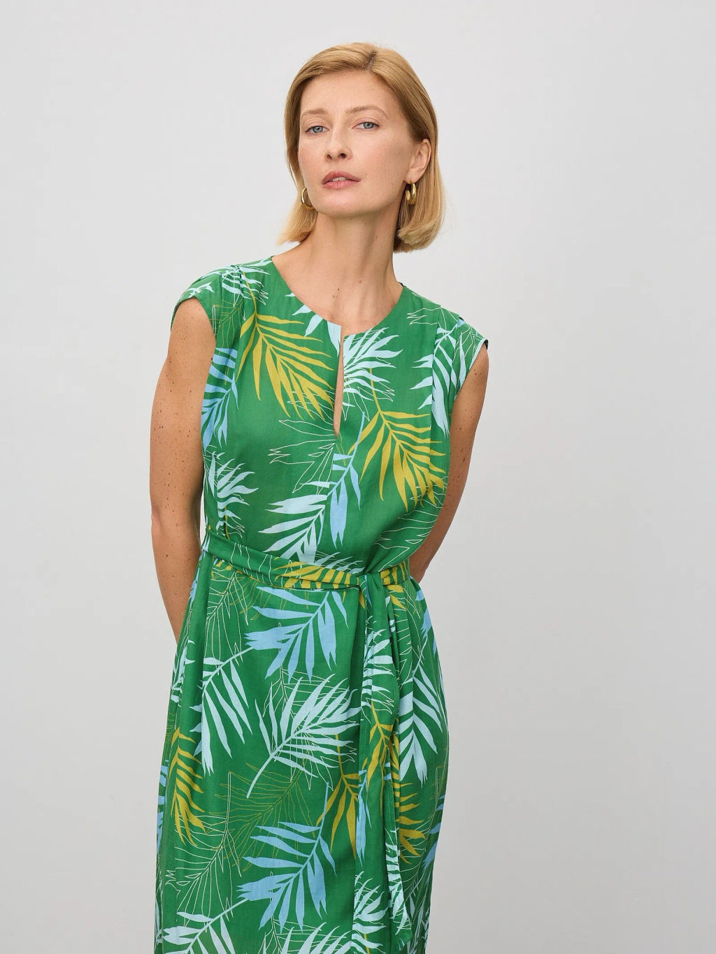 ЕМКА / Платье с поясом - Emka фото 3