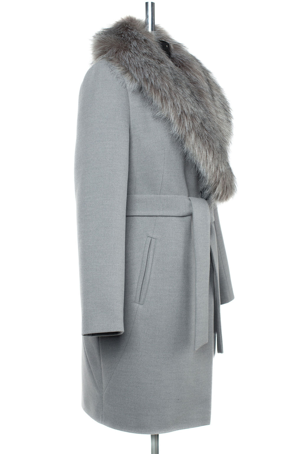 02-2959 Пальто женское утепленное (пояс) - El podio фото 13