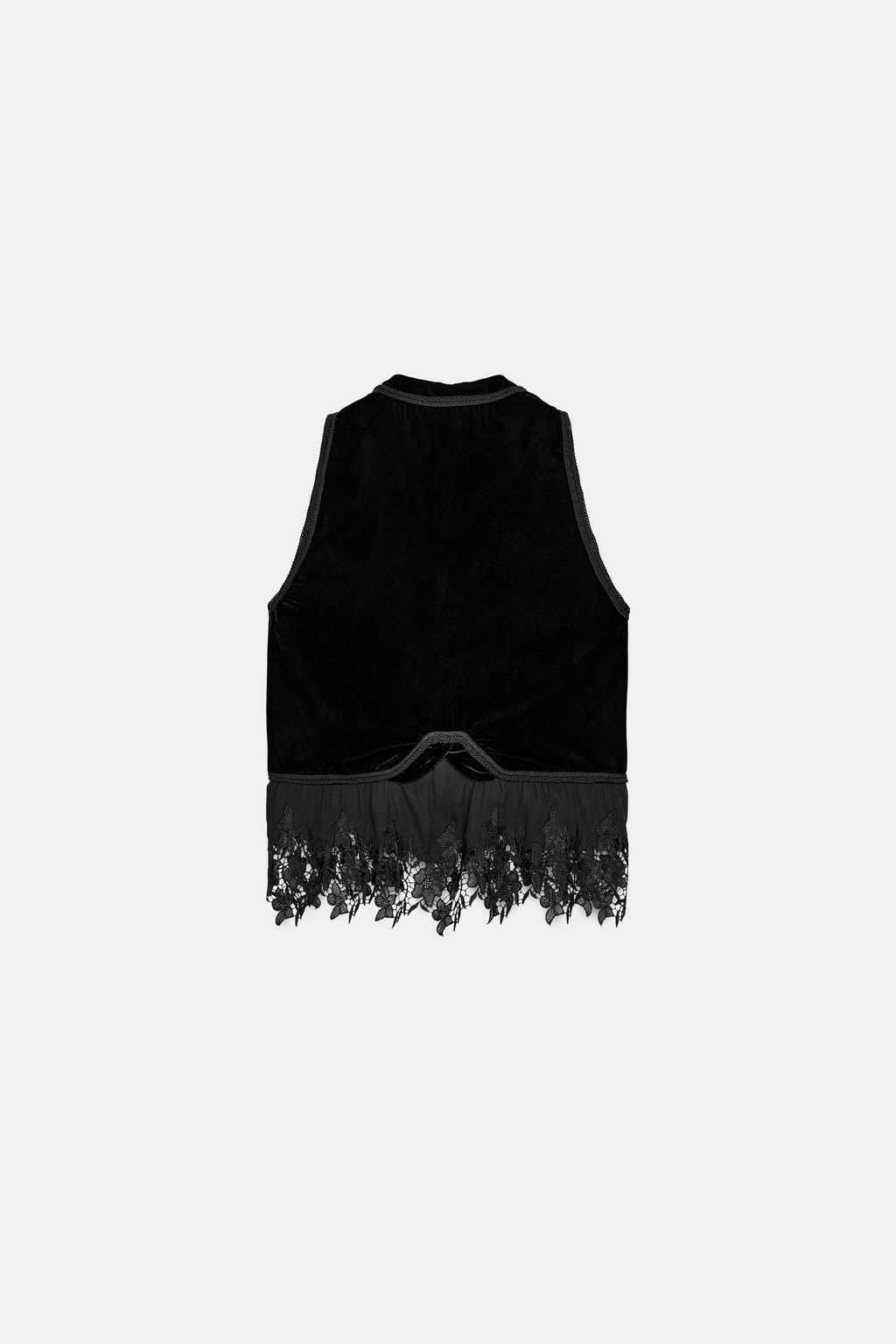 ZW COLLECTION LIMITED EDITION COMBINED VELVET WAISTCOAT - Zara фото 5