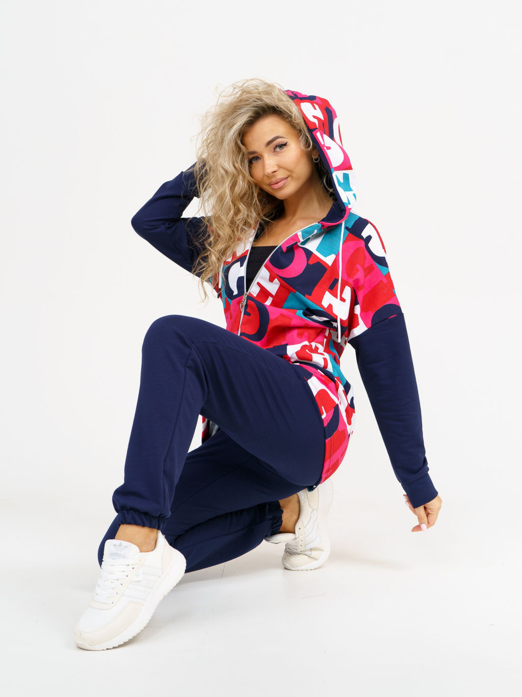 919 Костюм "Буквы/индиго"