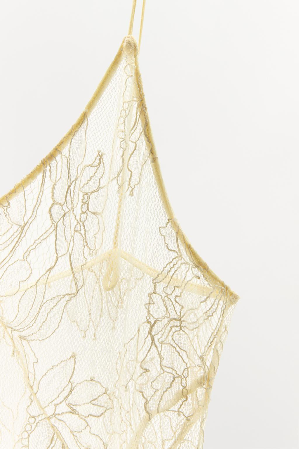 ASYMMETRIC LACE DRESS - Zara фото 7