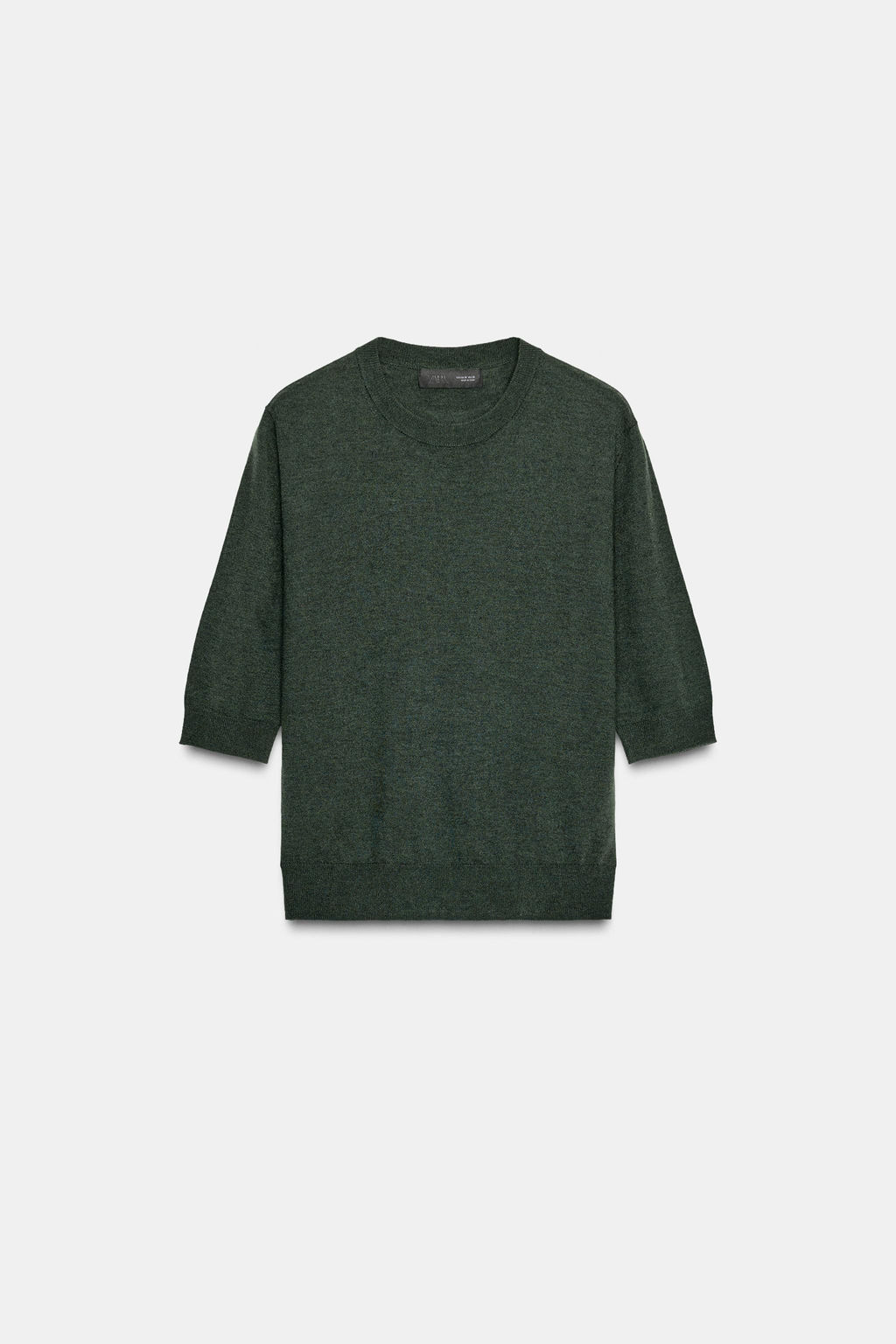 SHORT SLEEVE WOOL SWEATER - Zara фото 5
