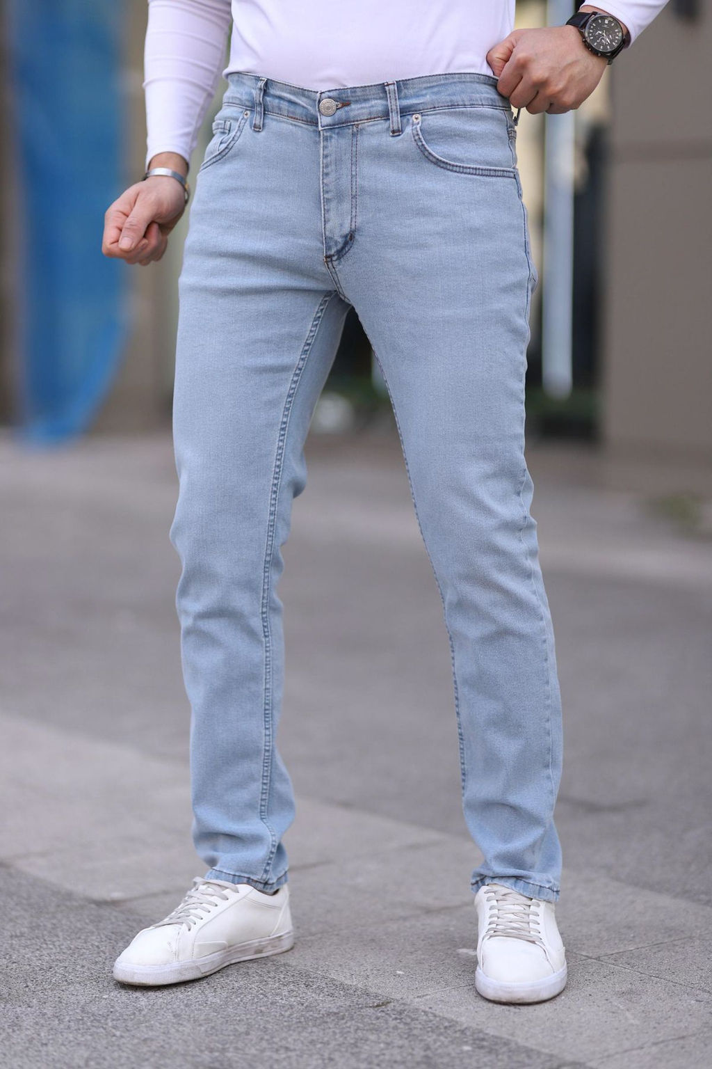 TRENDYOL MAN Siyah Regular Esnek Kumas Jeans Kot Pantolon TMNSS25JE00001 - Trendyolmilla фото 31