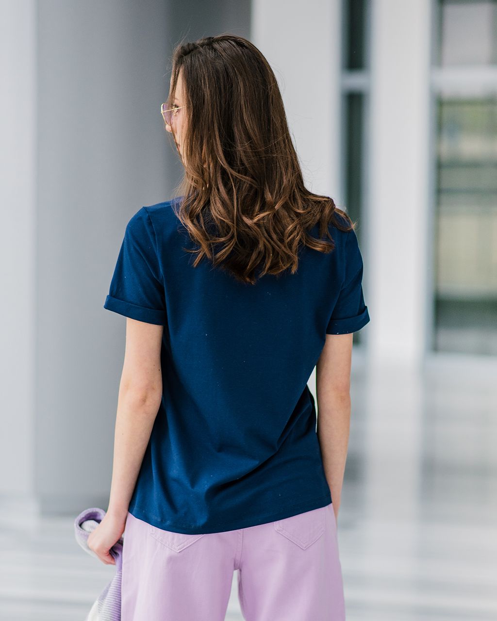 Футболка с шёлковой вставкой FSK108 - Sahar art lab фото 3