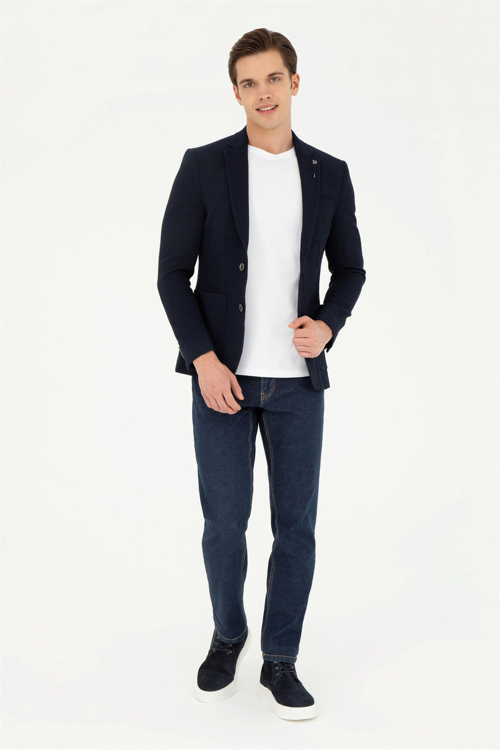 Мужская темно -синяя куртка Неожиданная скидка в корзине - U.s. polo assn фото 4