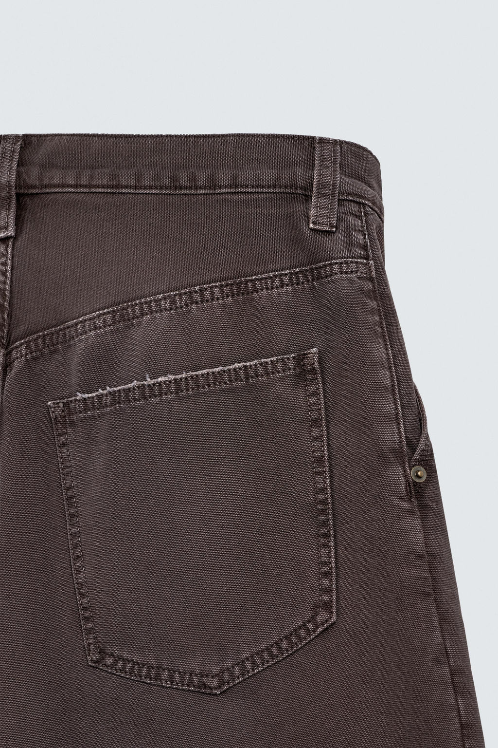 BERMUDA DENIM RELAXED FIT / Marr?n