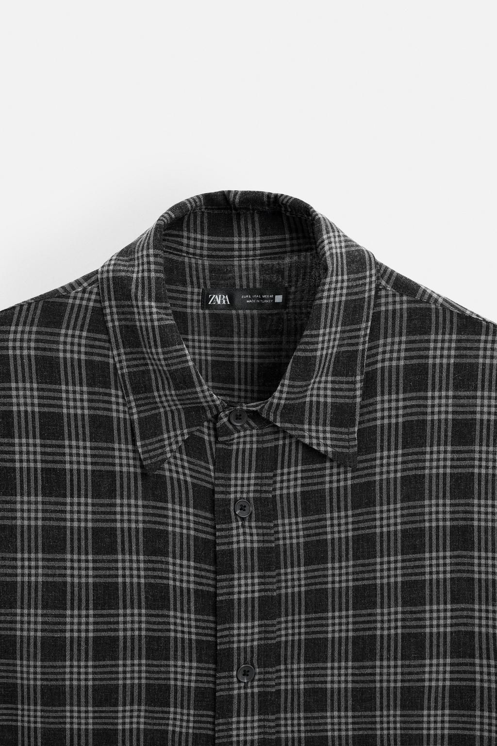 CHECK SHIRT - Zara фото 8