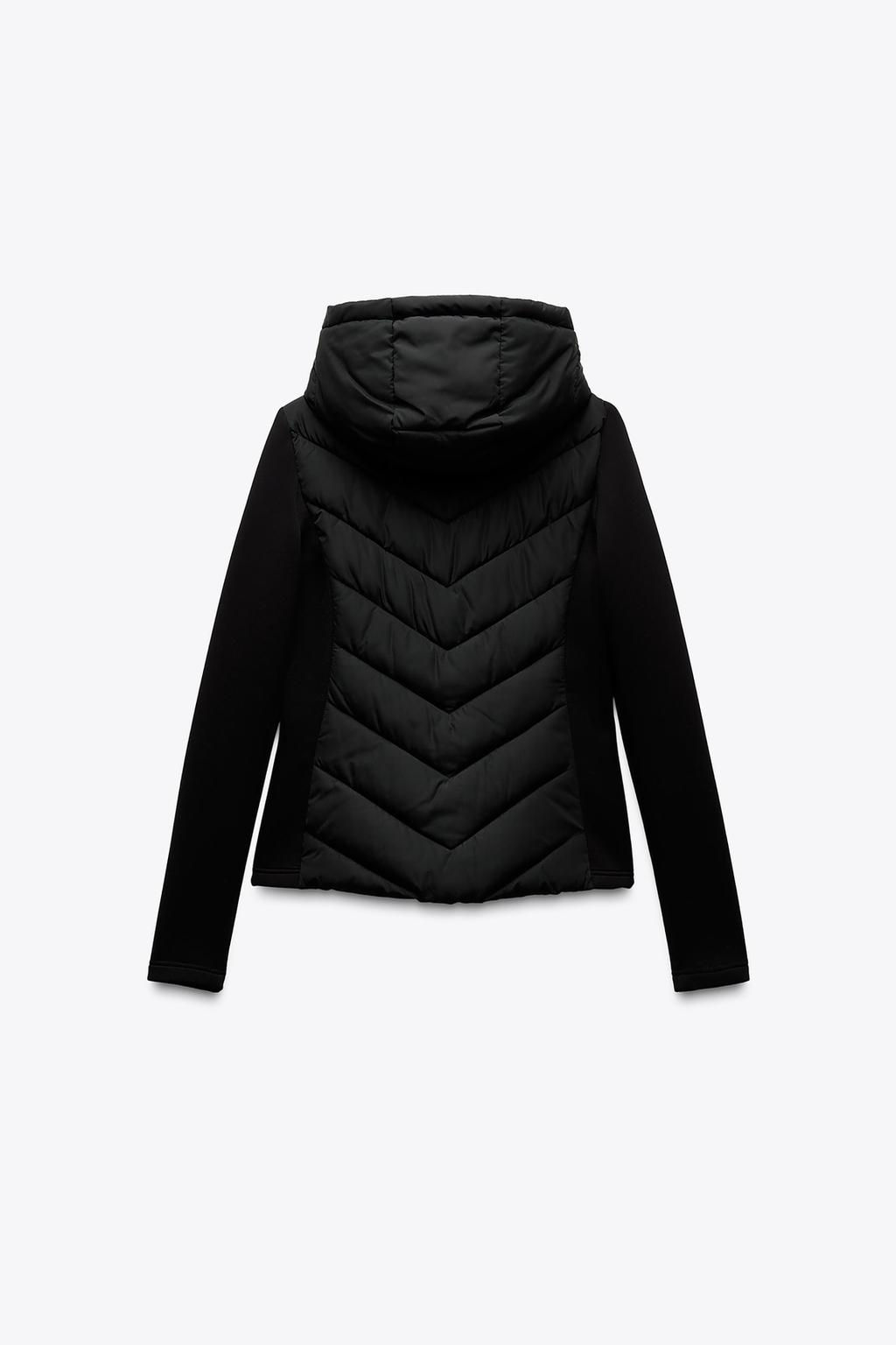 CONTRAST PUFFER JACKET - Zara фото 7