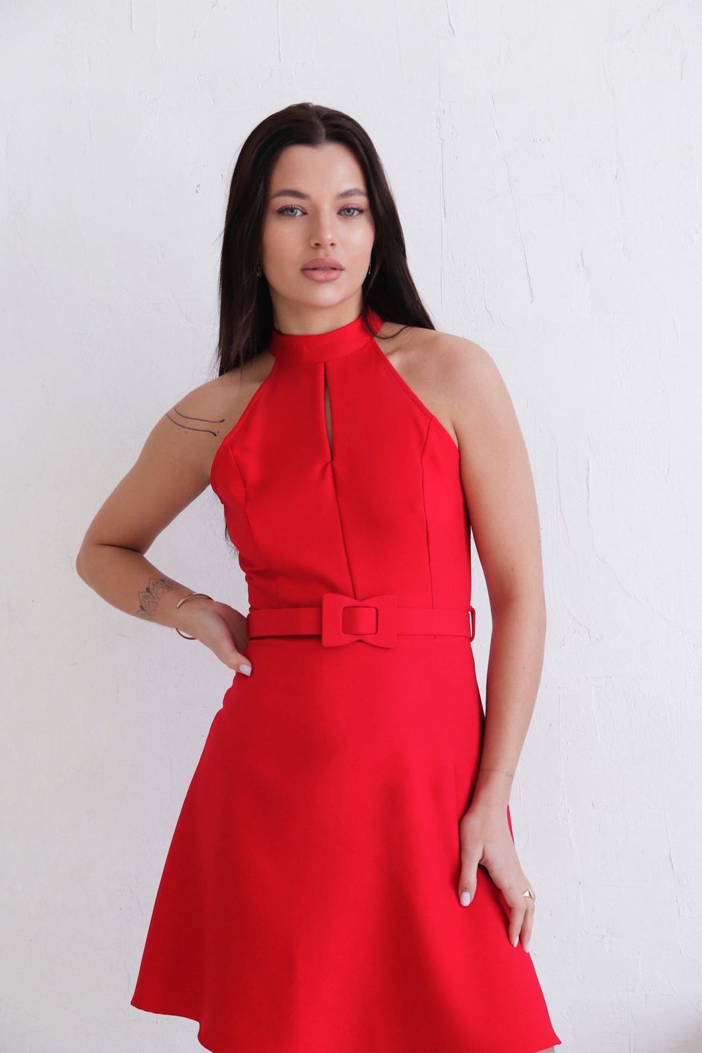Платье открытое красное - Martichelli фото 8