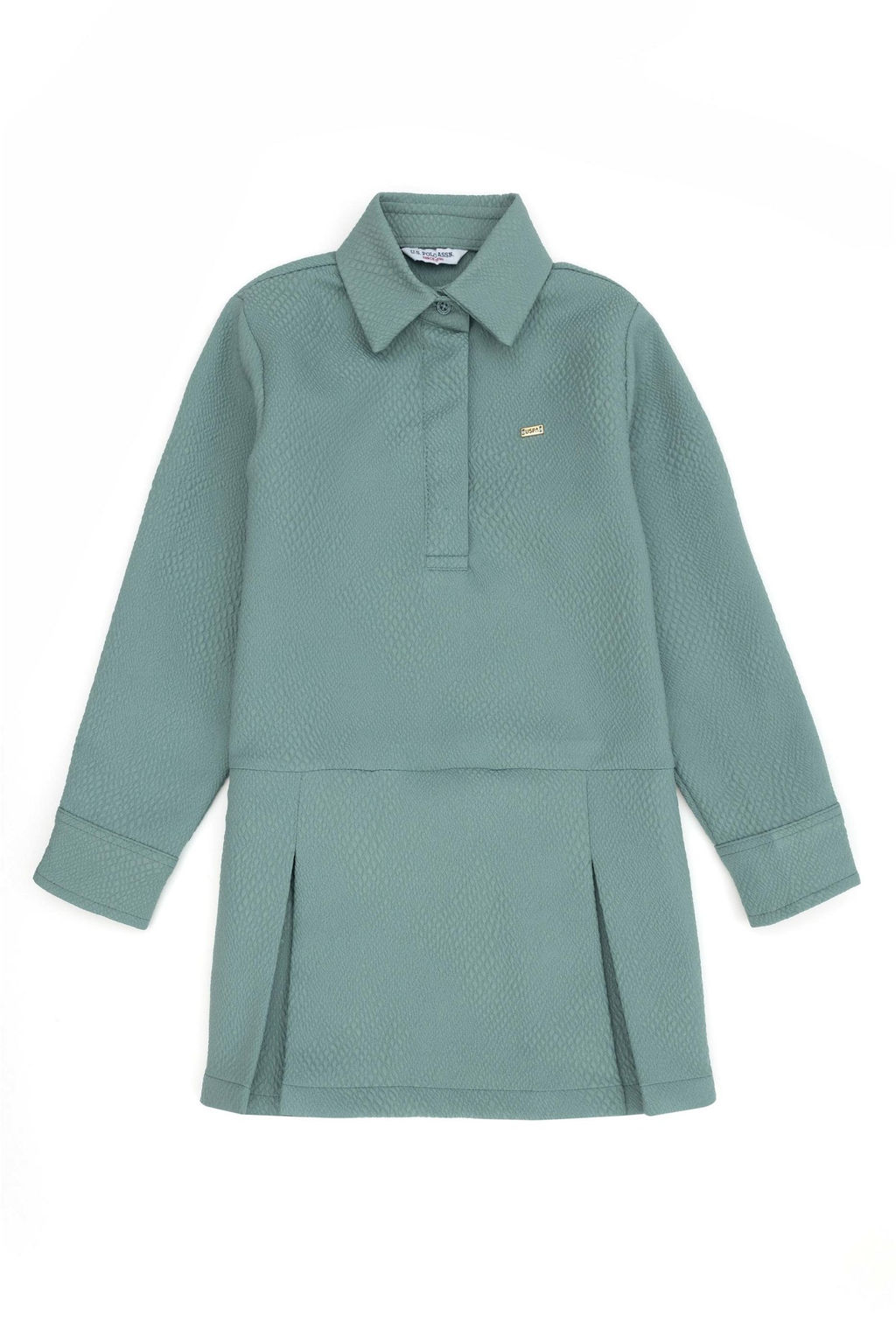 U. S. Polo Assn Мятное тканое платье для девочки - U.s. polo assn фото 6