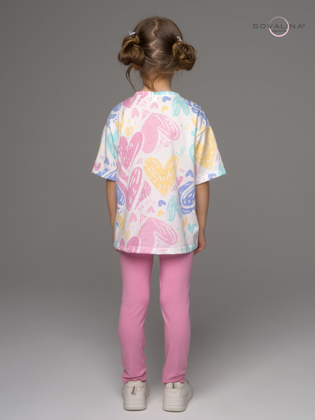 Костюм Мун акварельные сердечки-кэнди - Sovalina фото 10