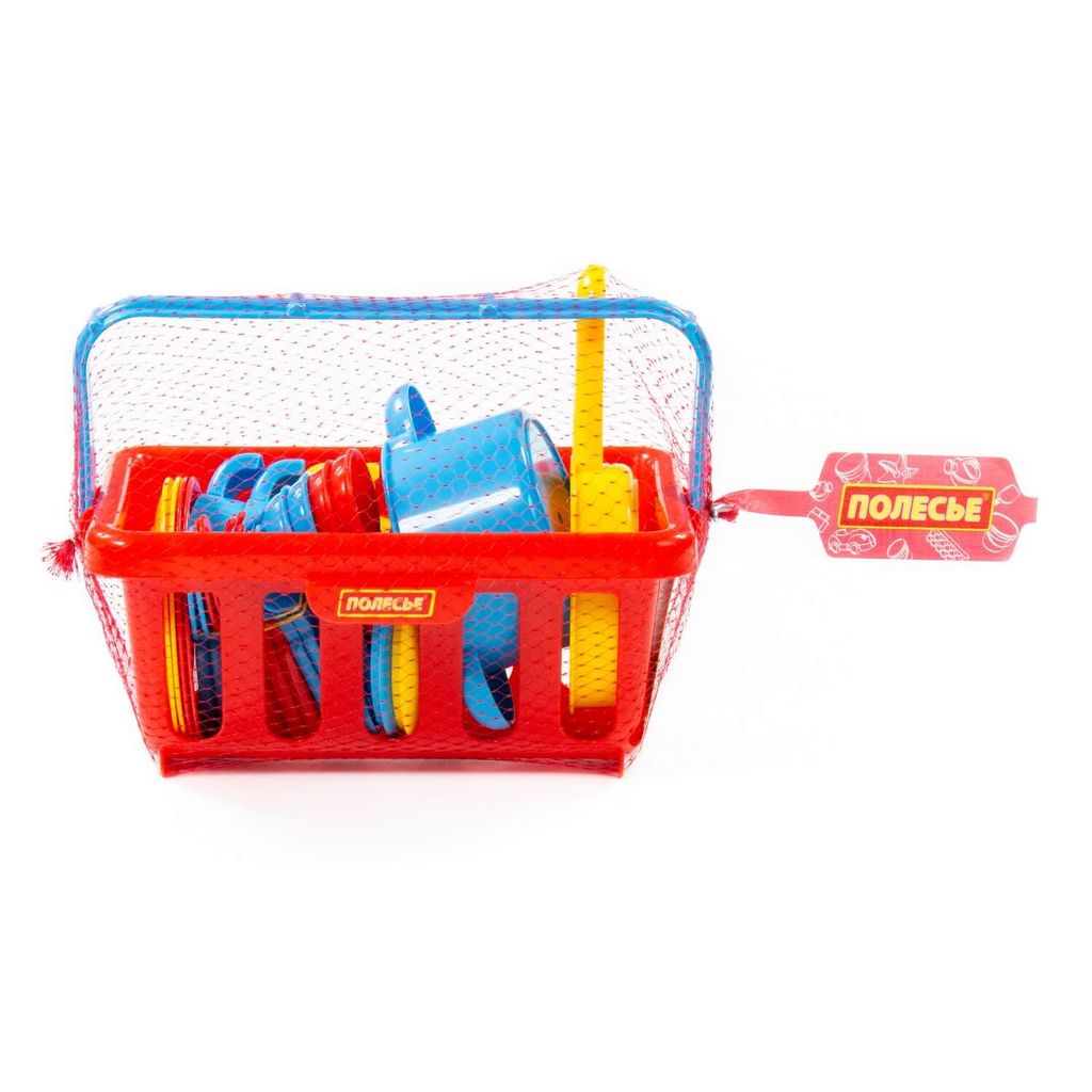 Набор детской посуды TOP chef с корзинкой №2 на 4 персоны (в сеточке) - Полесье фото 5