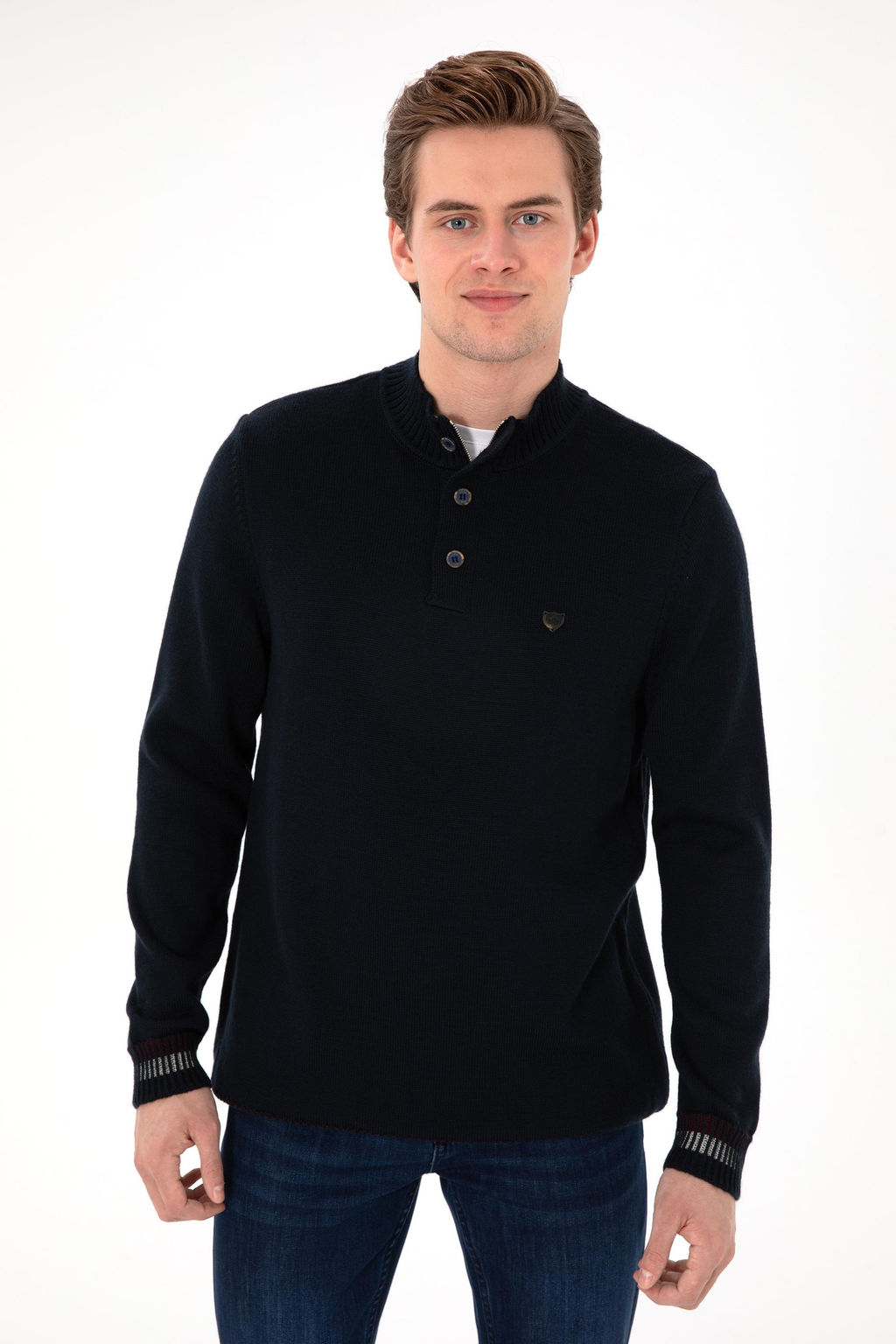 Erkek Lacivert Kazak