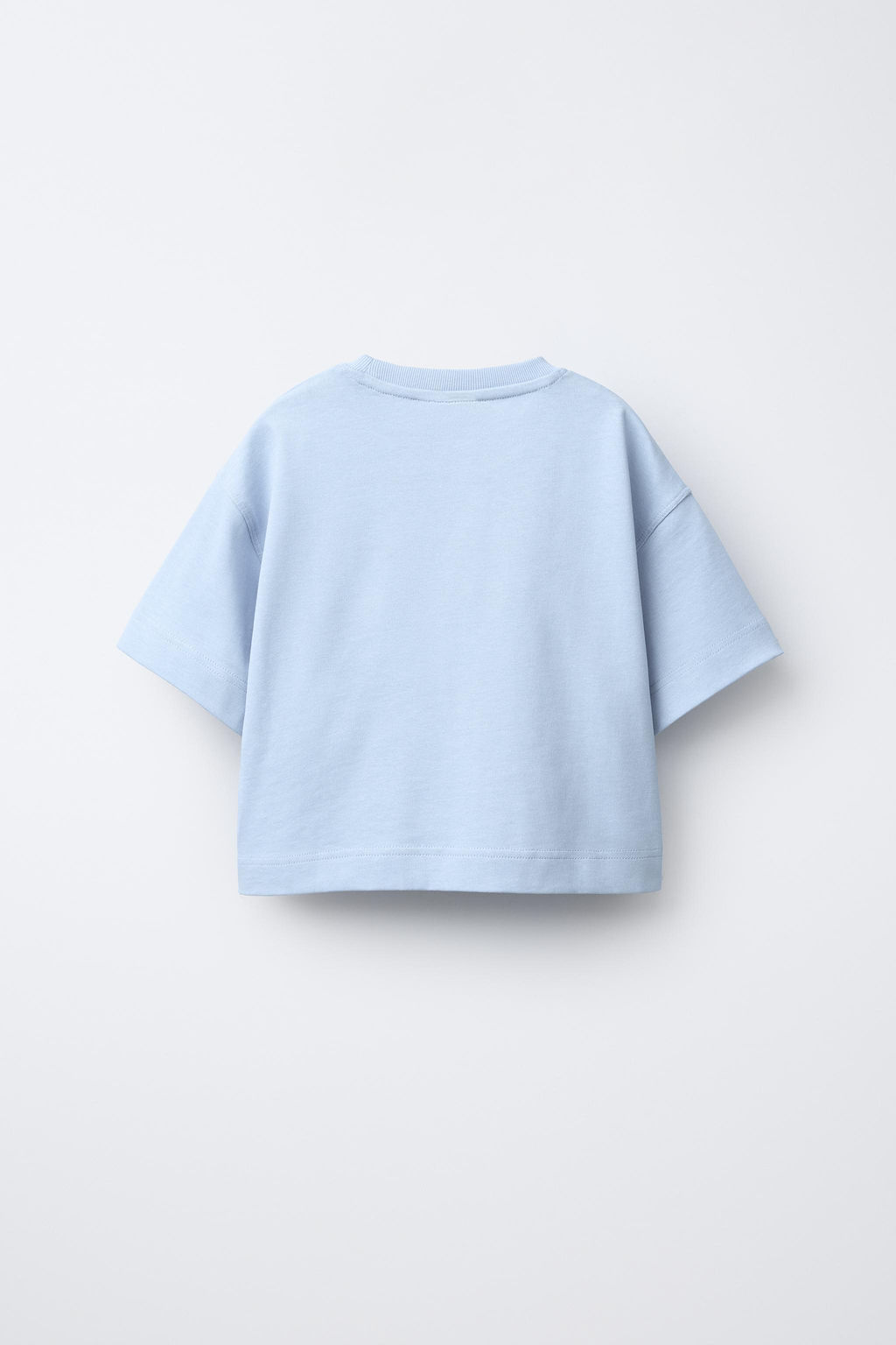 CAMISETA BOXY HEAVY WEIGHT / Azul claro - Zara фото 2