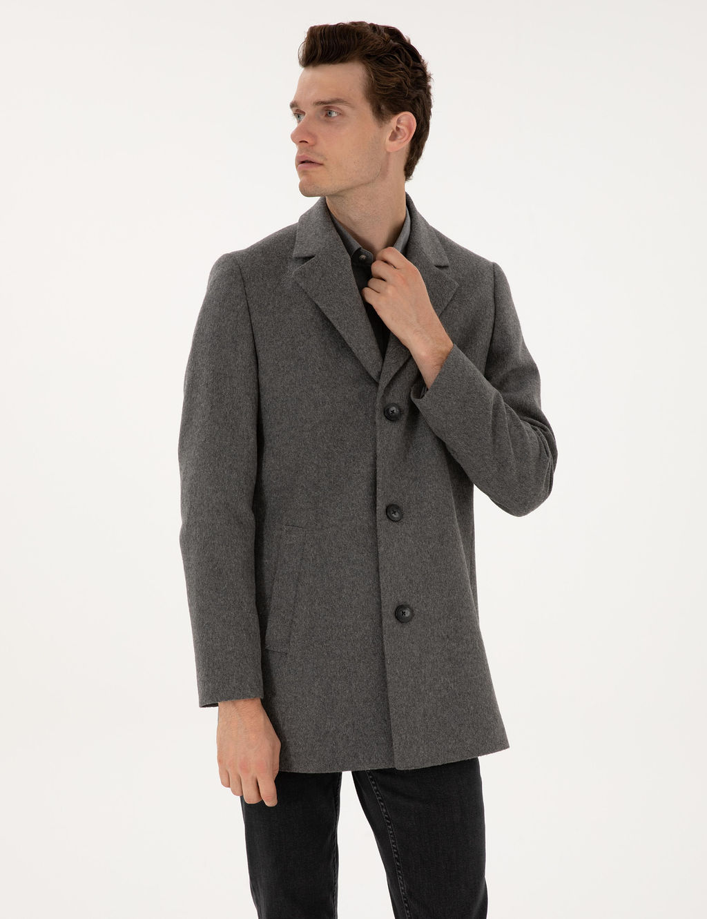 Gri Ex. Slim Fit Ka_e Kaban