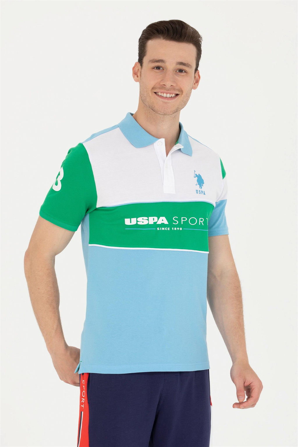 Мужская бирюзовая футболка - U.s. polo assn фото 10