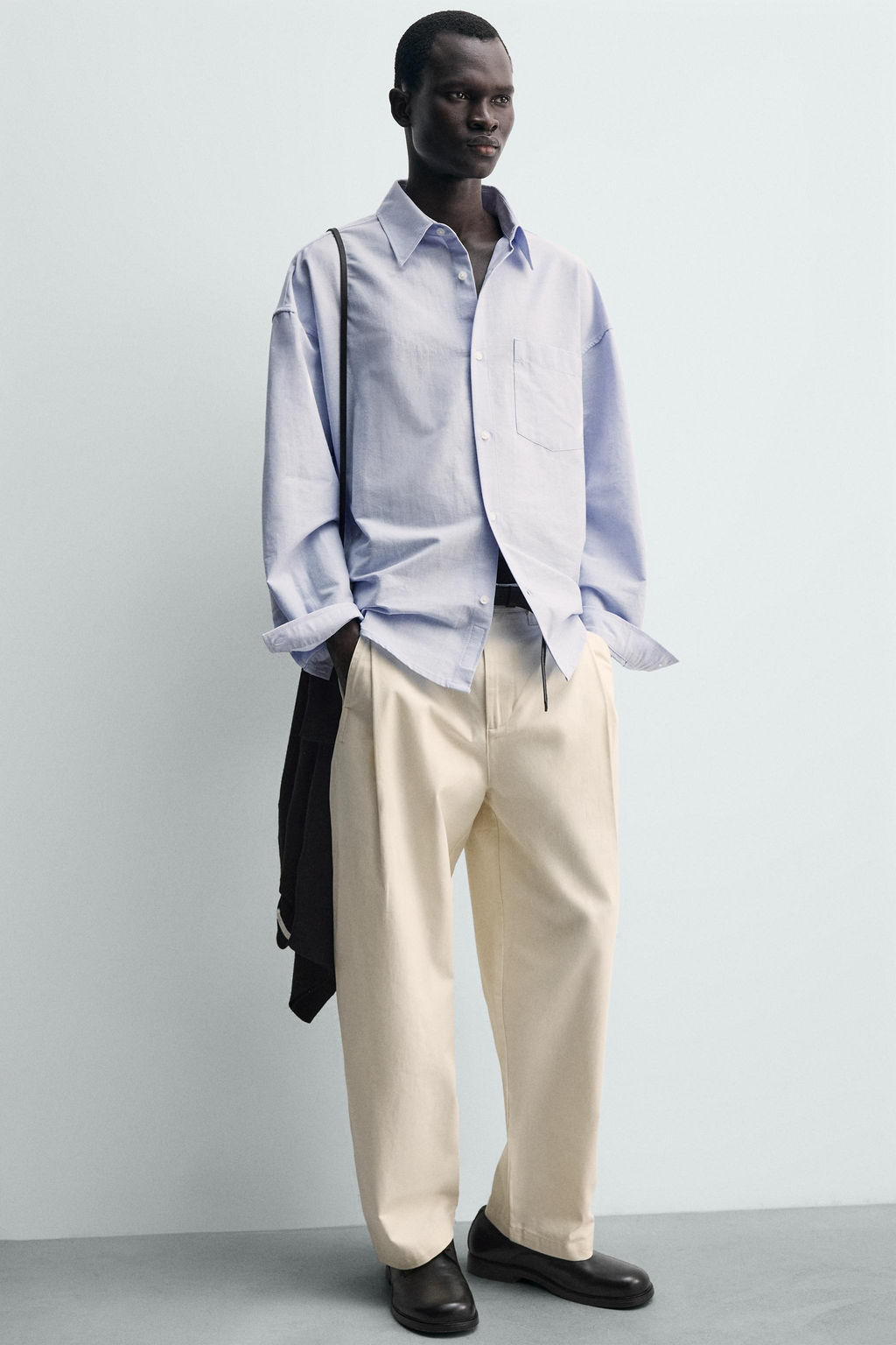 PANTAL?N BALLOON FIT PLIEGUES / Crudo - Zara фото 6