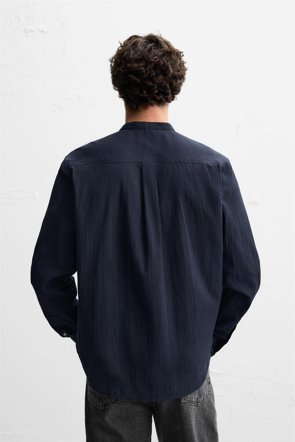 CREASED-EFFECT SHIRT - Zara фото 32
