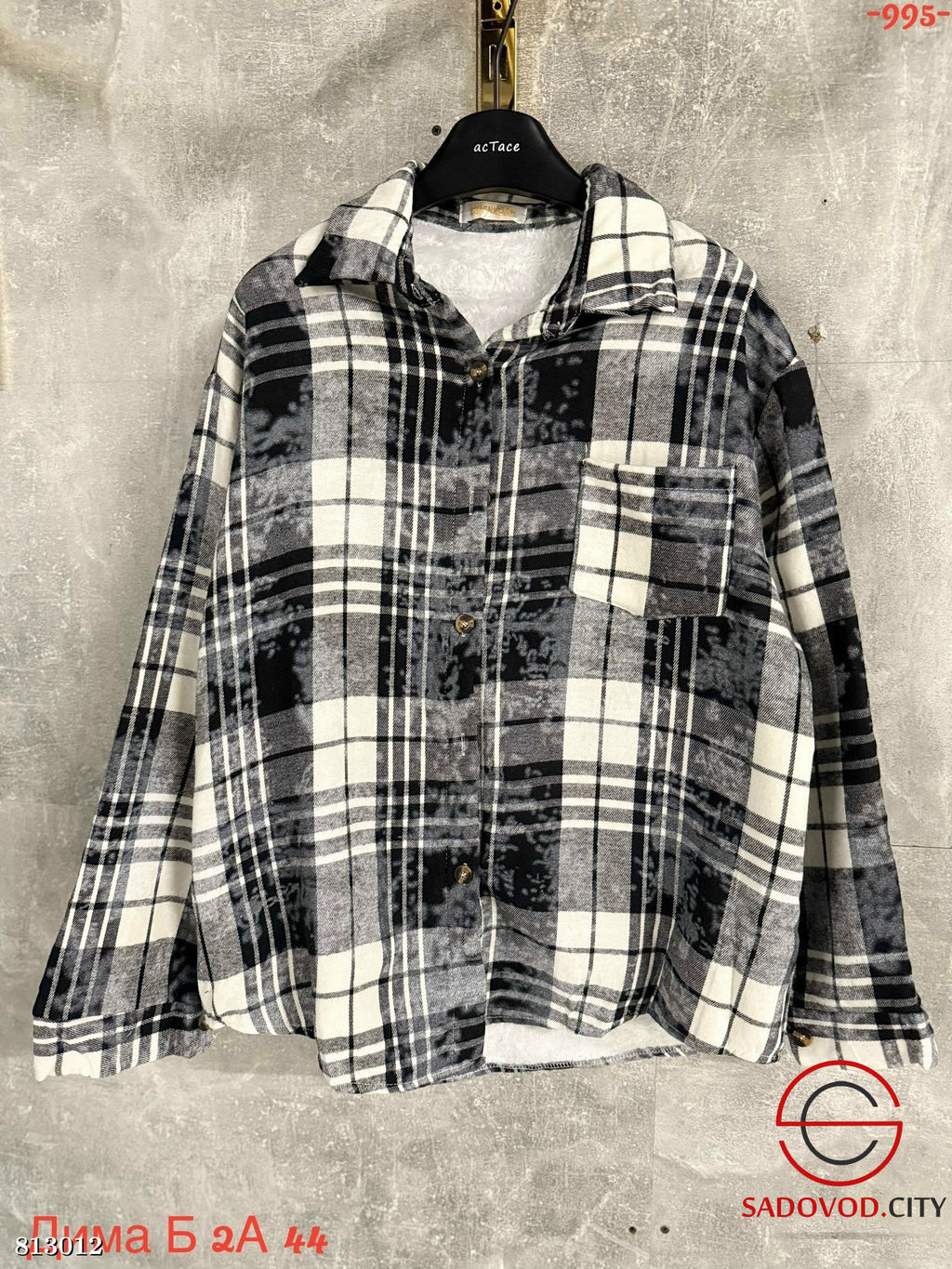 Рубашка женская с мехом внутри - Bruno фото 2