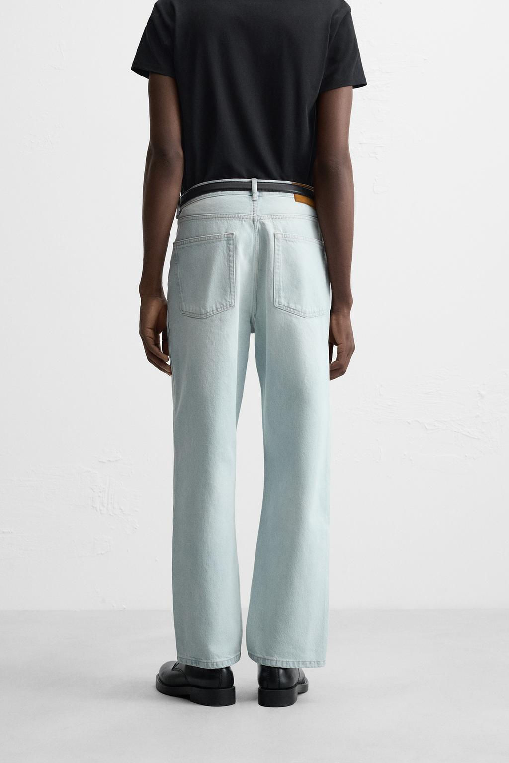 RELAXED STRAIGHT-LEG JEANS - Zara фото 26