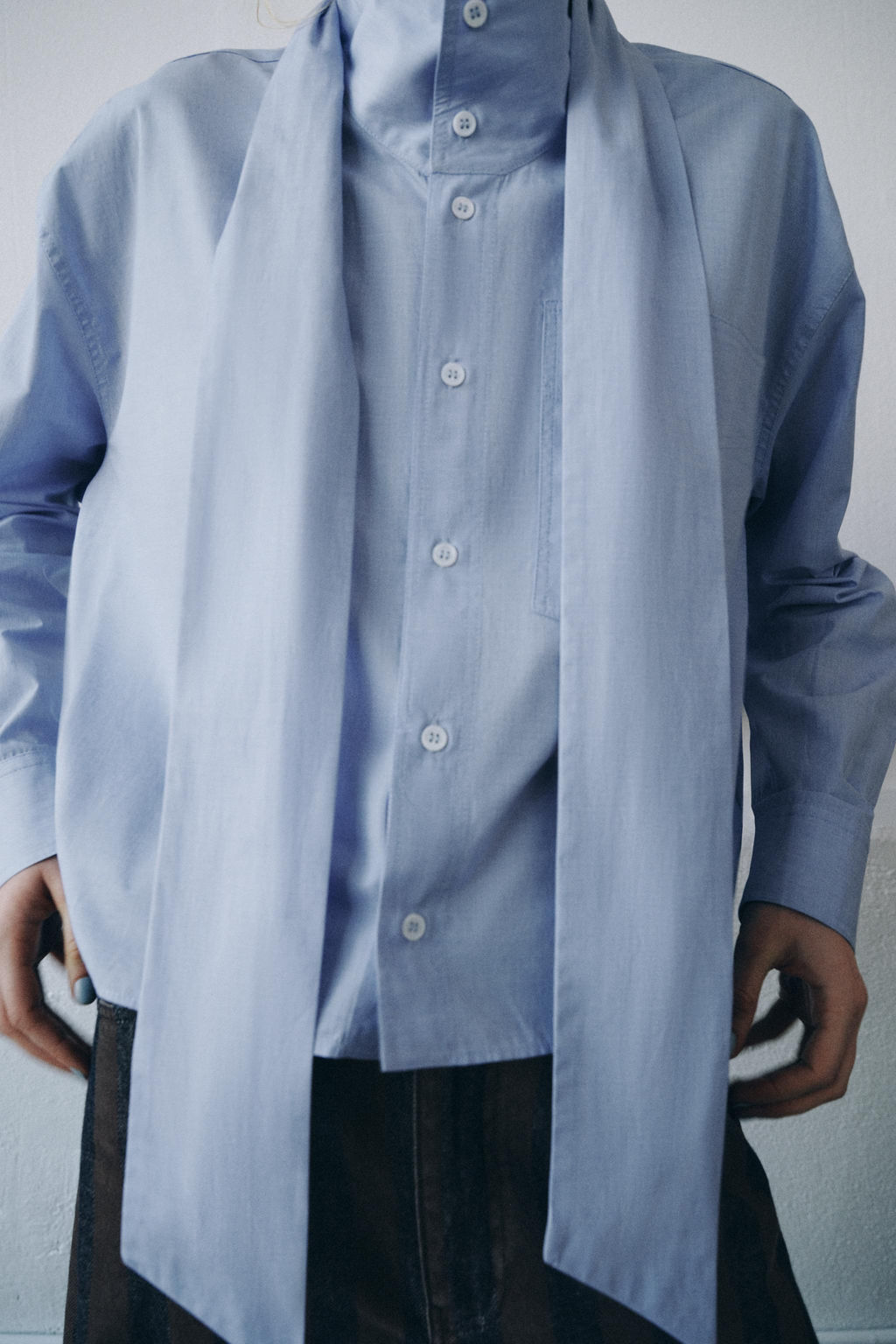 ZW COLLECTION BOW SHIRT - Zara фото 5