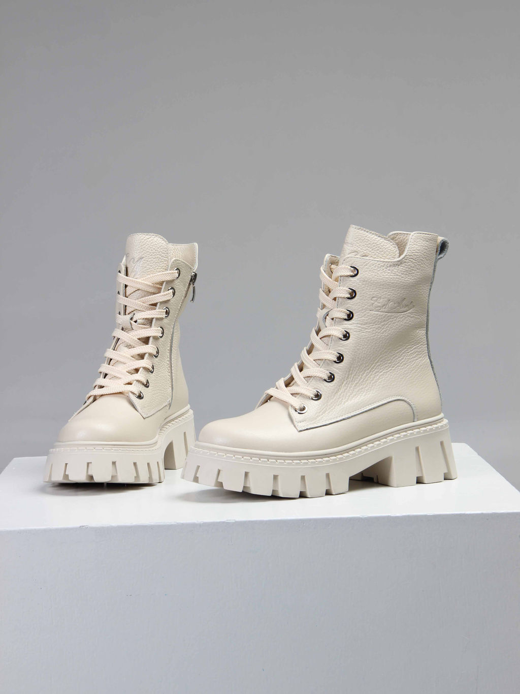 Ботинки EDART 346.чанки be. Бежевый макс/шерсть - Ed'art фото 15