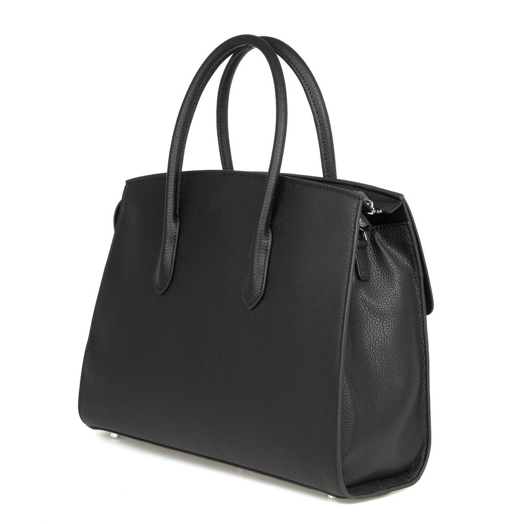 K128-17472-816 black, Женская кожаная сумка, Barcelo Biagi