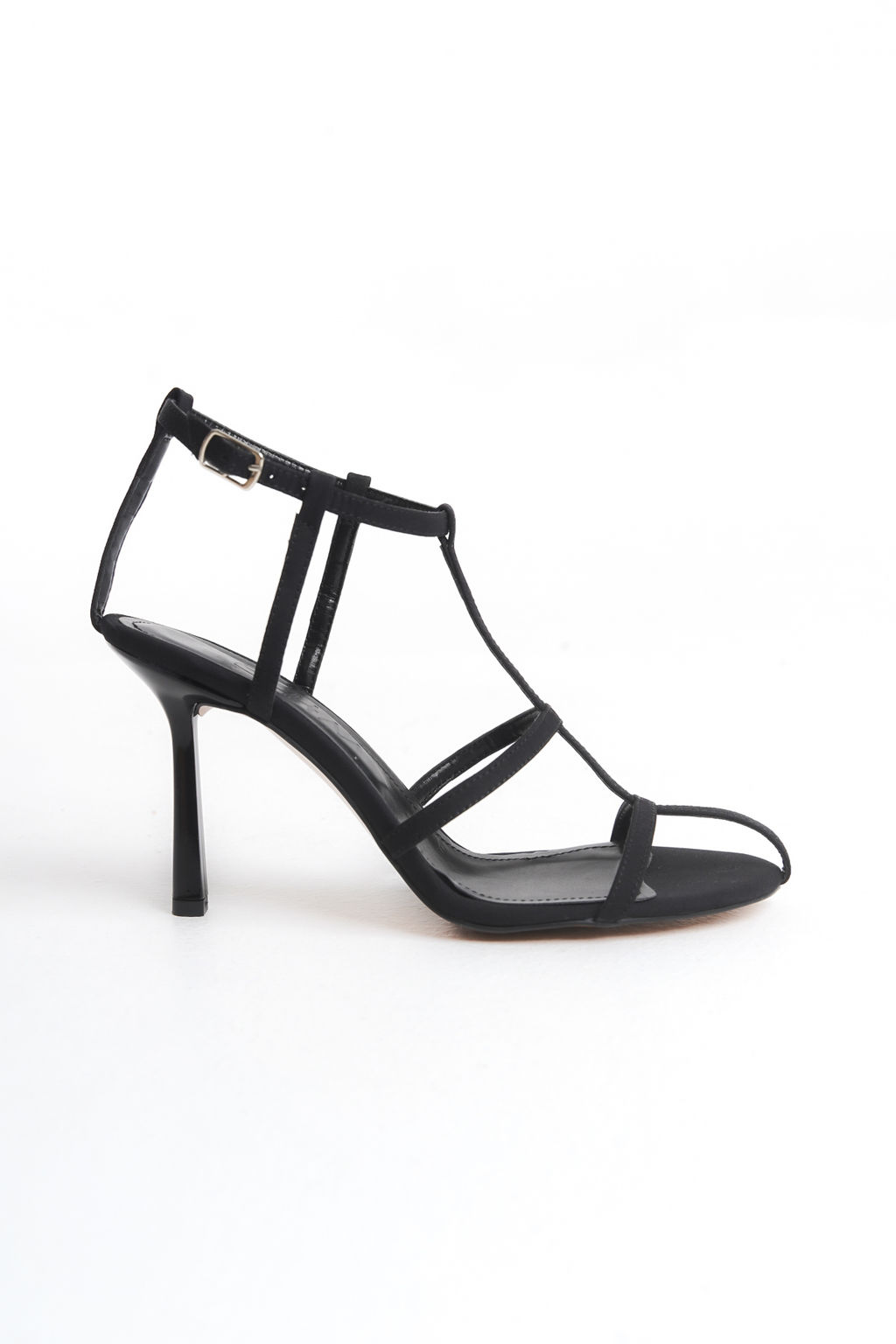 Trendyol Shoes Siyah Bilekten Baglamal? Ince Bantl? Kad?n Topuklu Sandalet TAKSS25TO00071 - Trendyolmilla фото 7