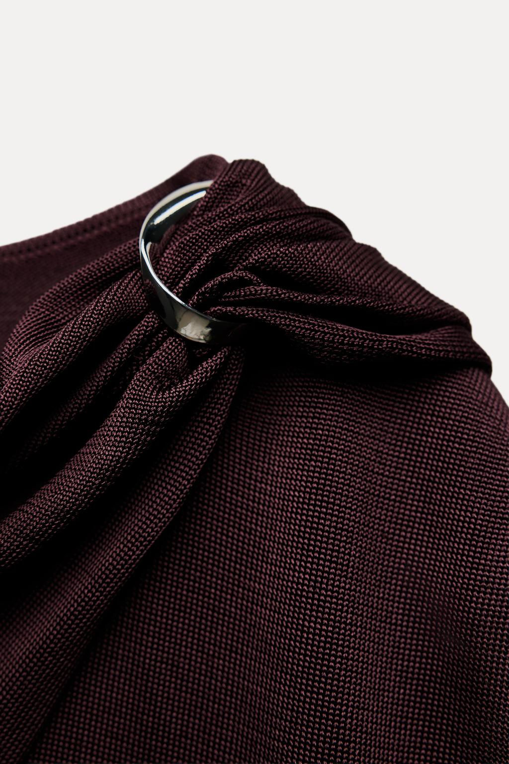 KNIT TOP WITH GOLDEN APPLIQUE - Zara фото 7