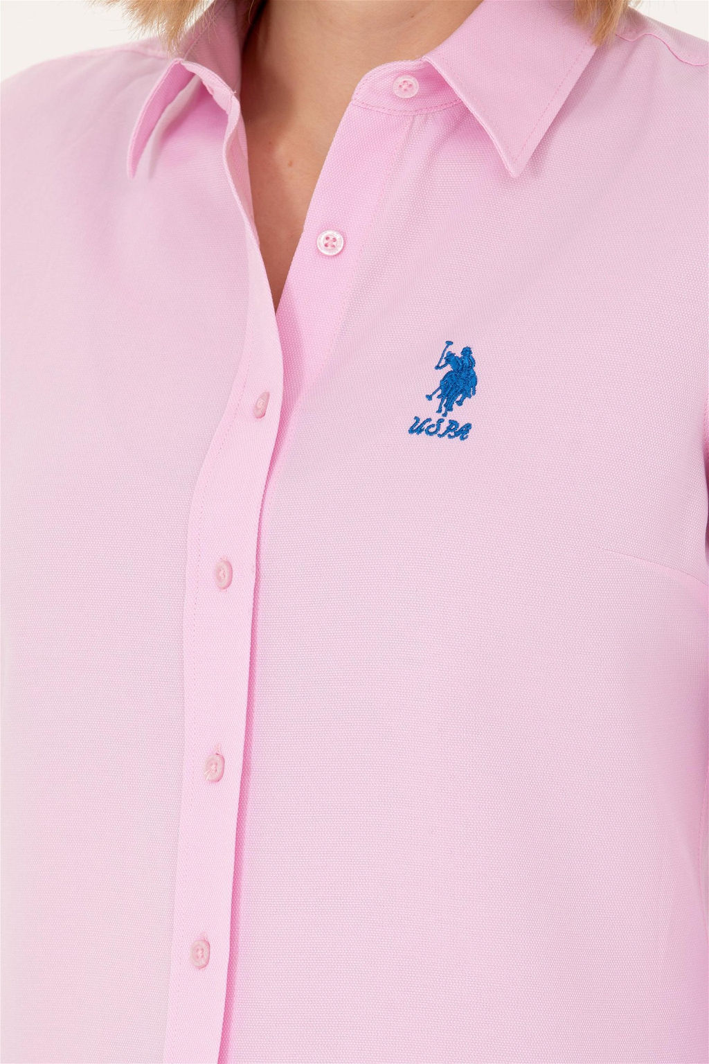 U. S. Polo Assn Женская базовая рубашка с длинным рукавом Magnolia - U.s. polo assn фото 7