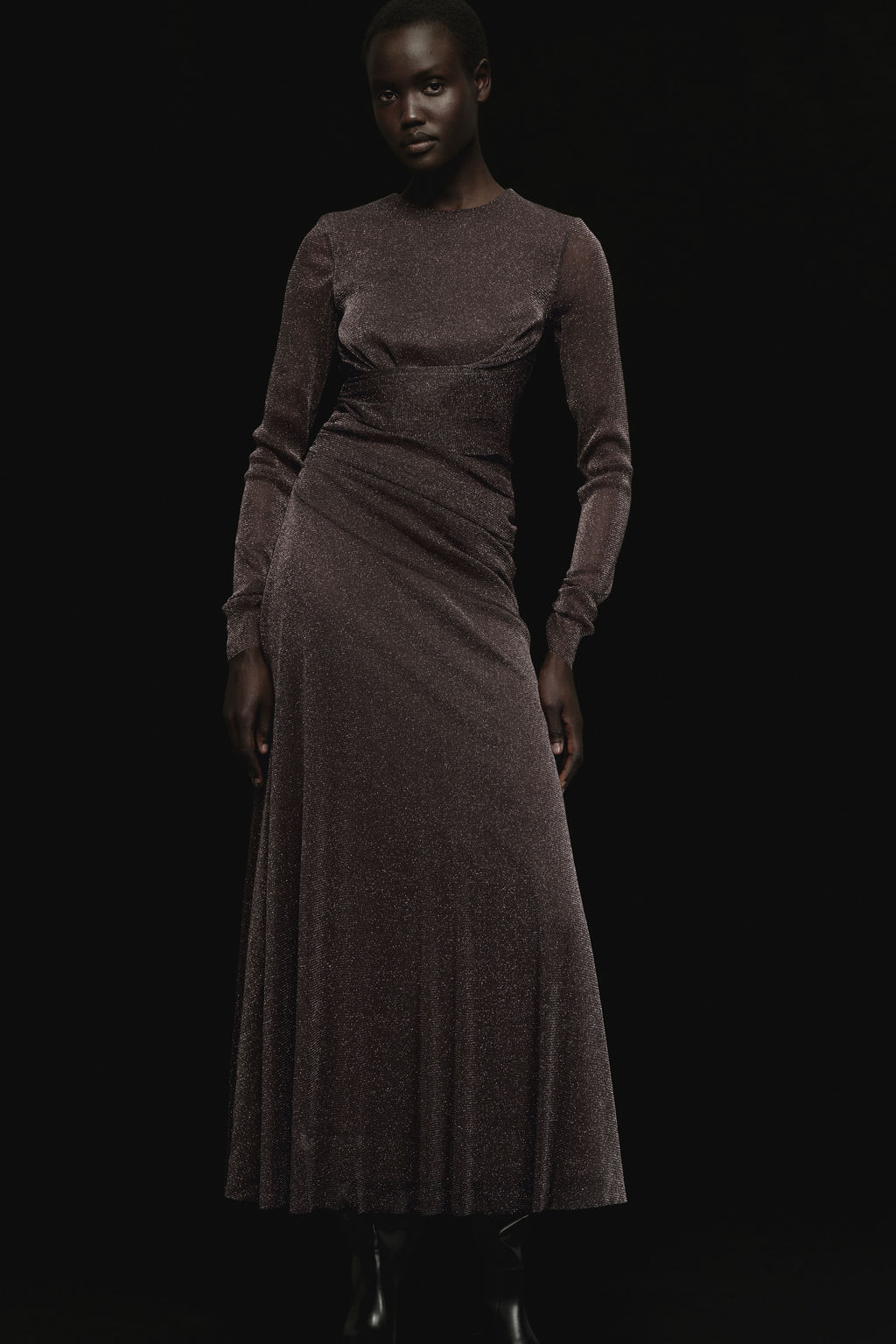 Vestido brillante de malla - H&m фото 3