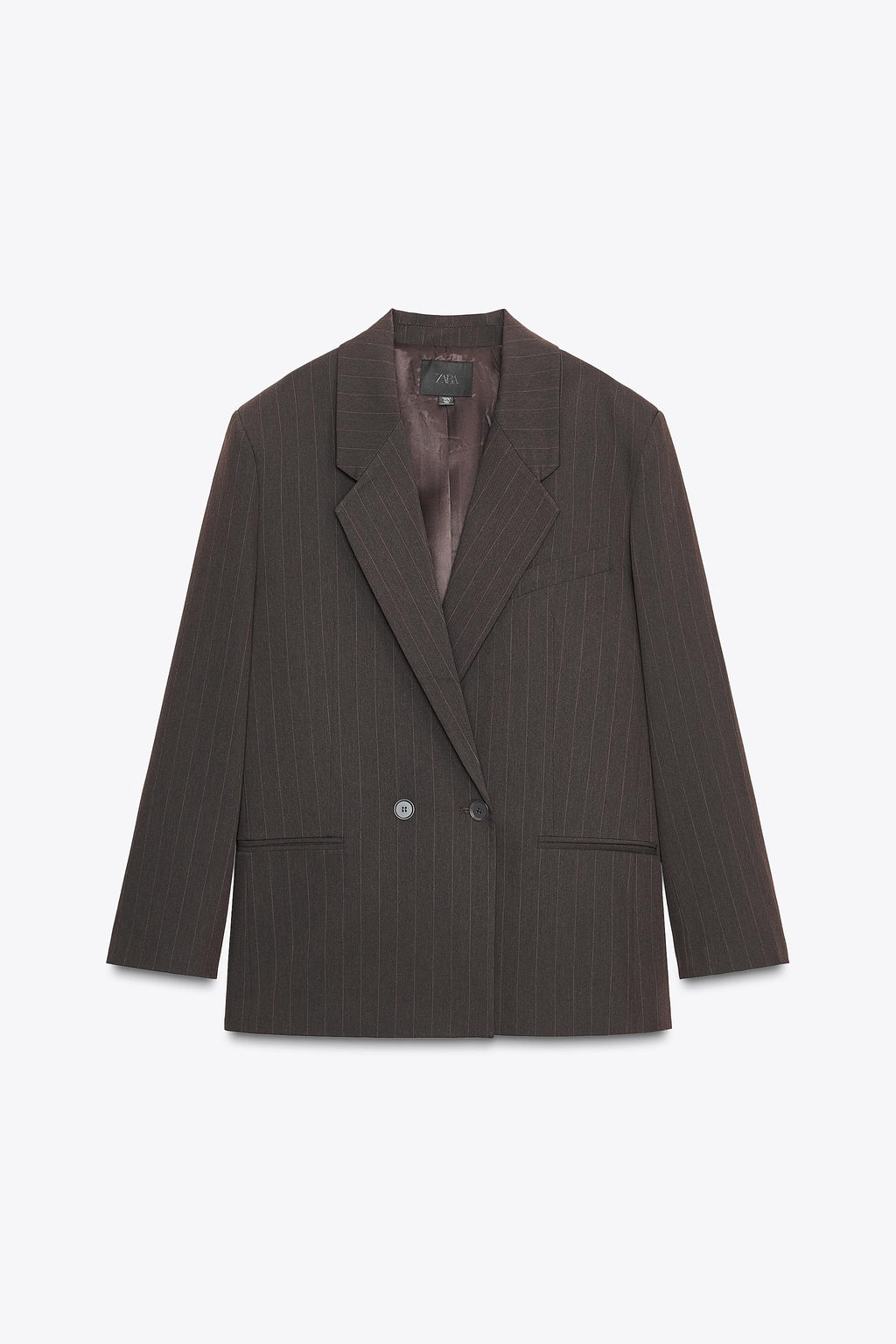 OVERSIZE PINSTRIPE BLAZER - Zara фото 6