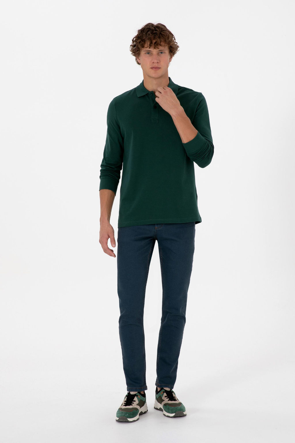 Erkek Koyu Ye_il Basic Sweatshirt Sepette S_rpriz _ndirim - U.s. polo assn фото 4