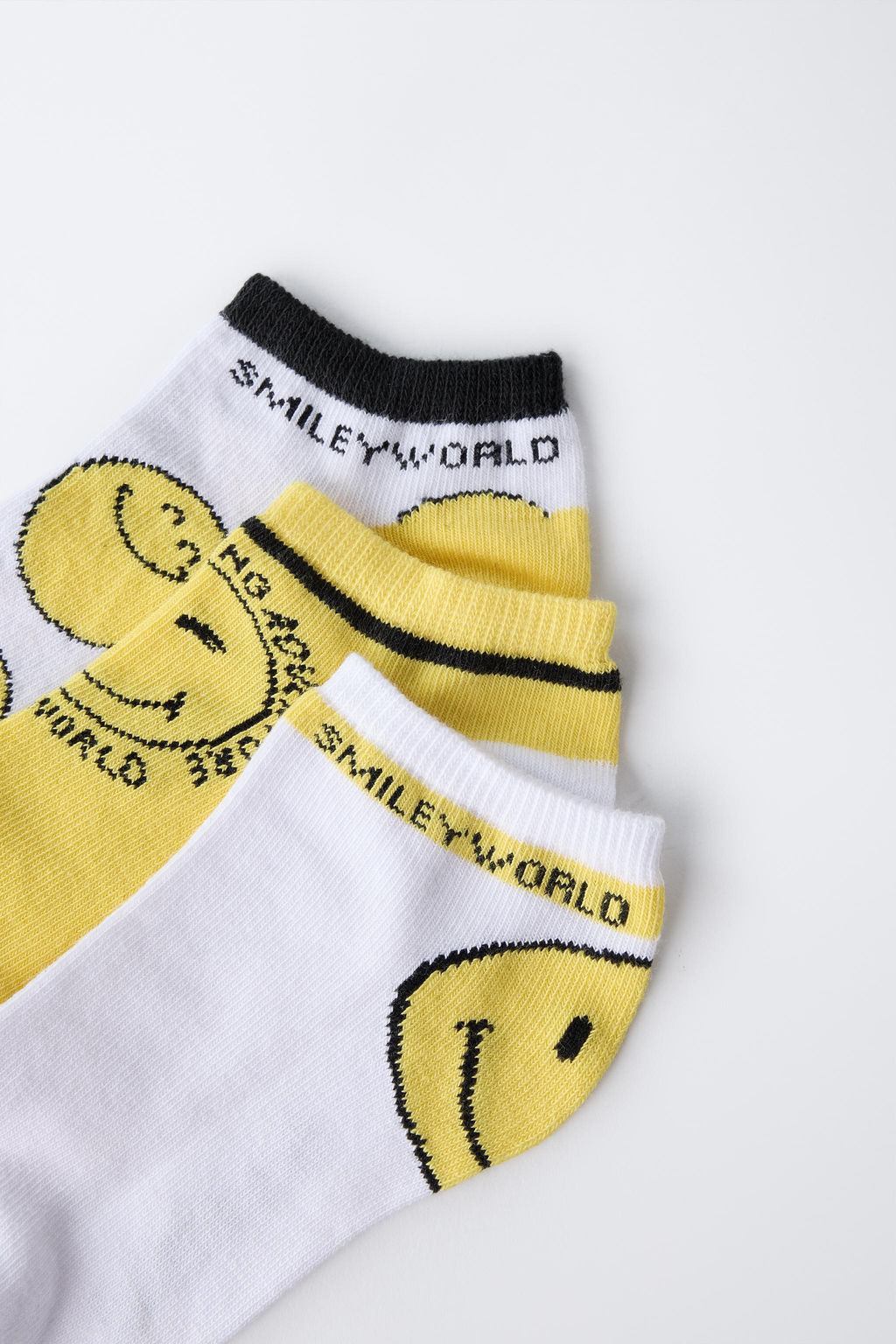 SMILEYWORLD® THREE-PACK OF ANKLE SOCKS - Zara фото 2