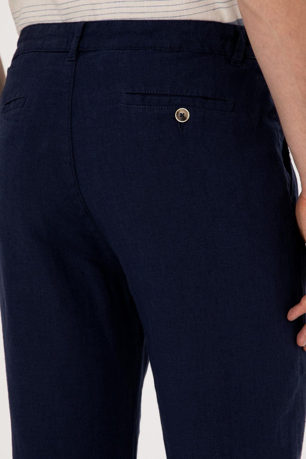 Erkek Lacivert Kanvas Pantolon Sepette S_rpriz _ndirim - U.s. polo assn фото 6