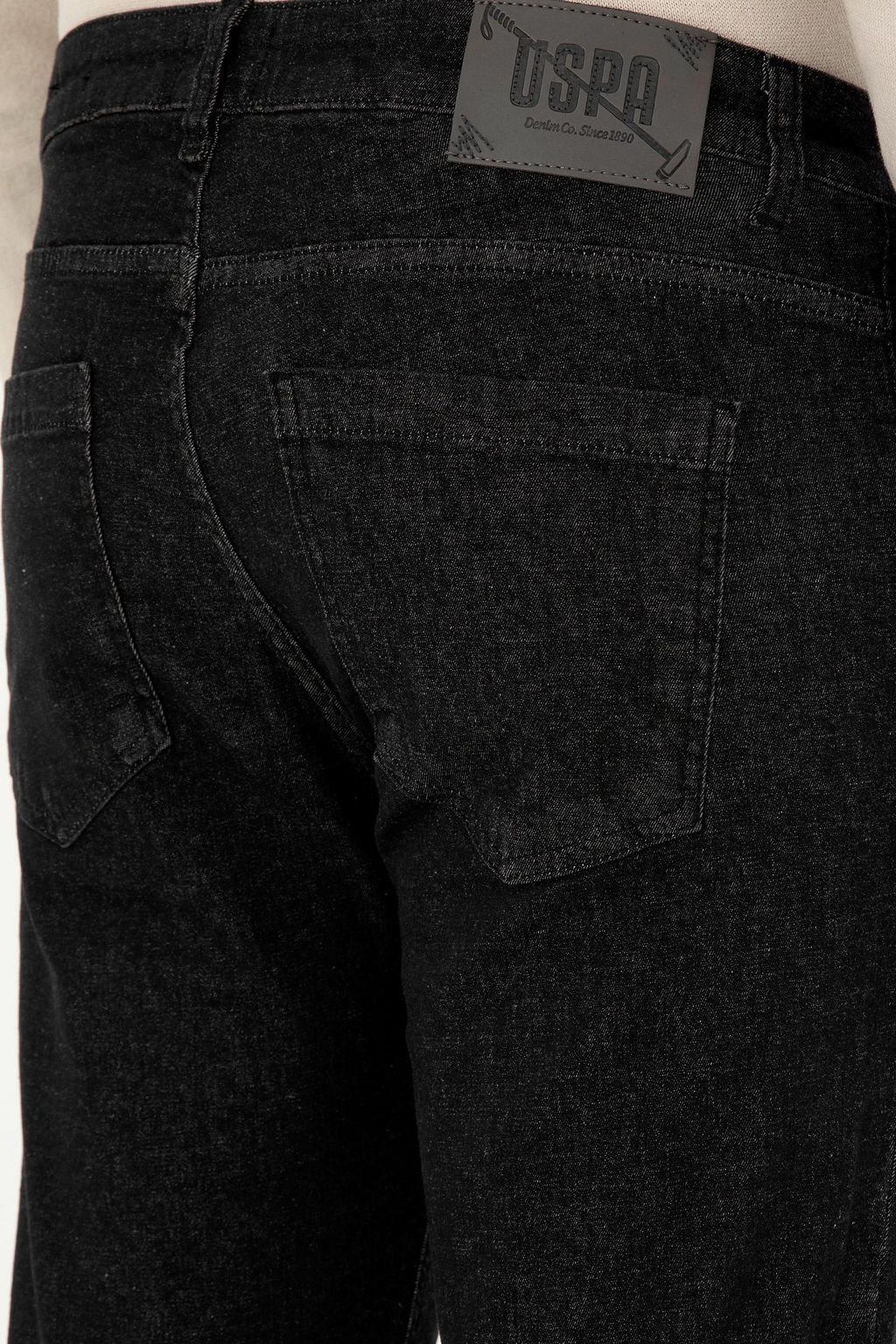 Мужские черные джинсовые брюки - U.s. polo assn фото 6