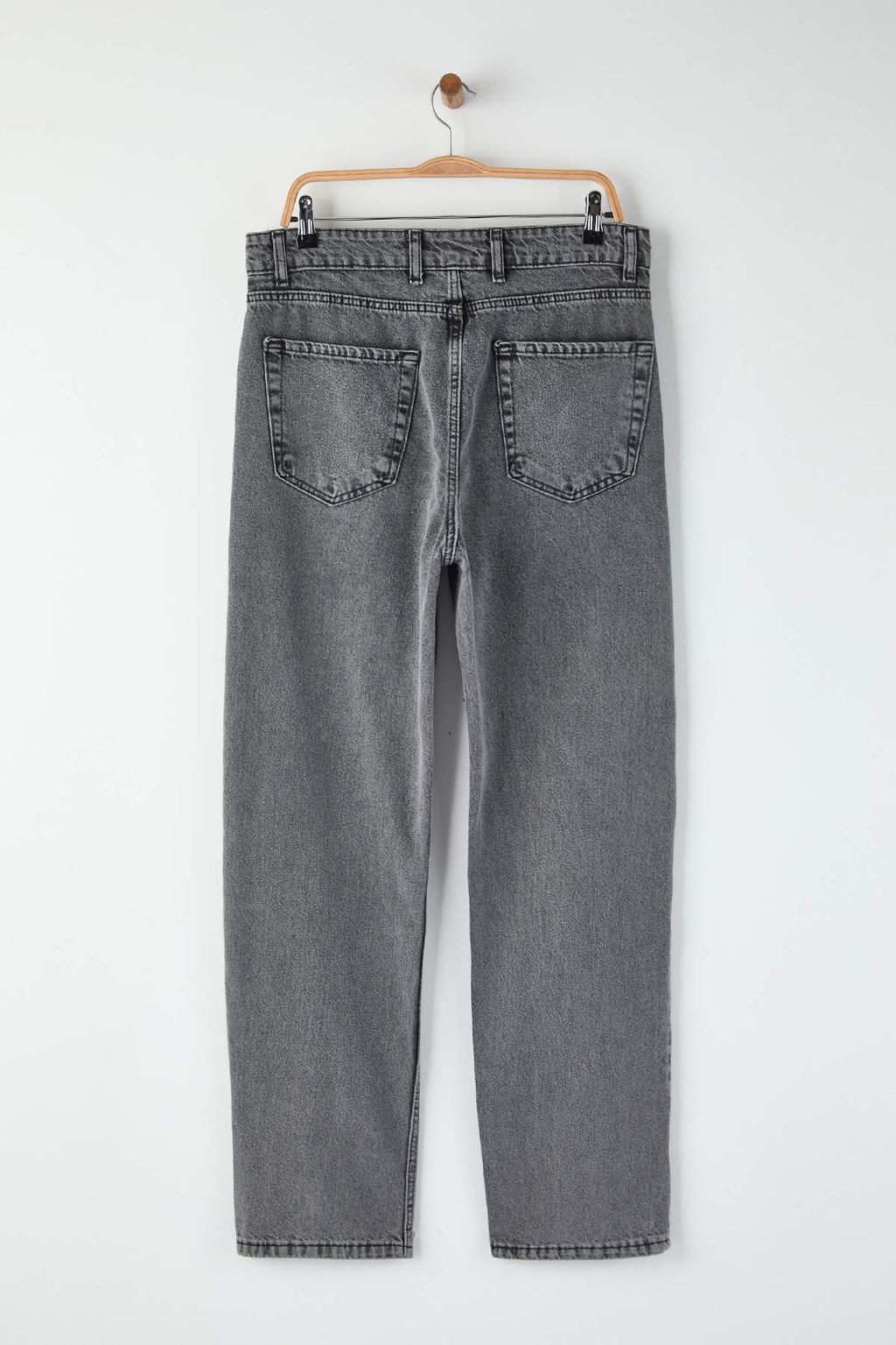 TRENDYOL MAN Ac?k Mavi %100 Pamuk Baggy Fit Jeans Bol Kot Pantolon TMNAW24JE00027 - Trendyolmilla фото 83