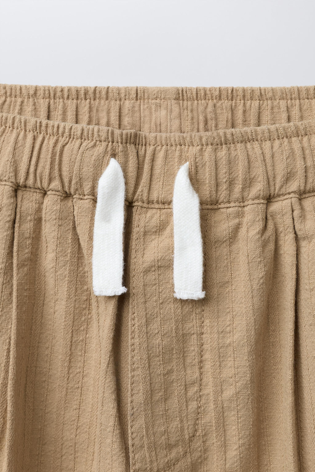 PANTAL?N STRAIGHT PINZAS TEXTURA / Ocre - Zara фото 4