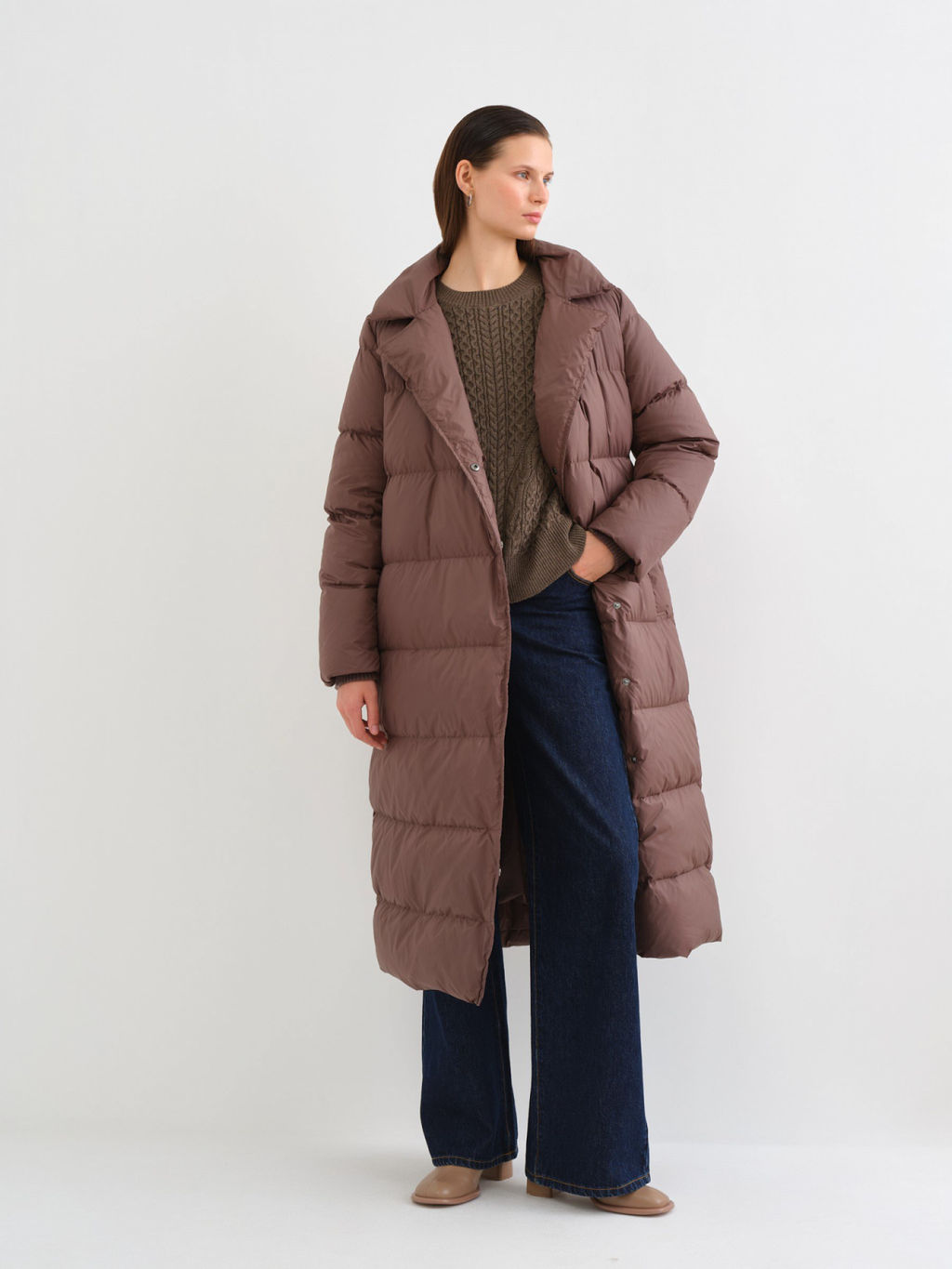 Conso/WDLF 230539 - cappuccino Пуховое пальто  фото 4