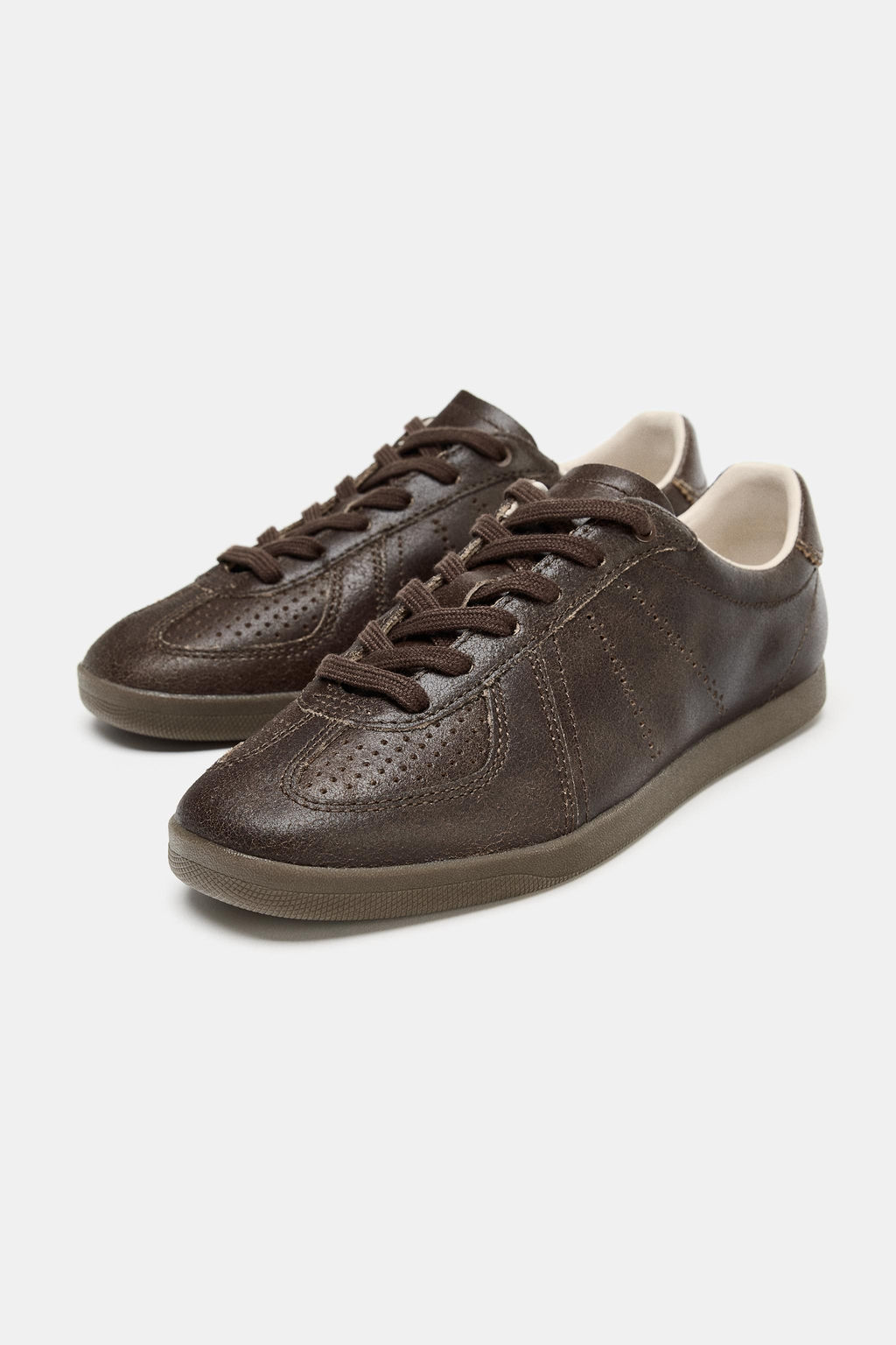 LEATHER TRAINERS - Zara фото 6