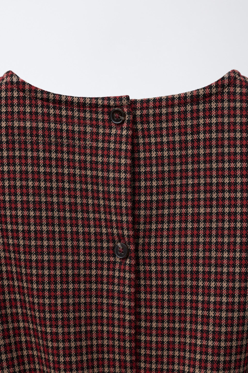 CHECK SHORT JUMPSUIT WITH BOW - Zara фото 4