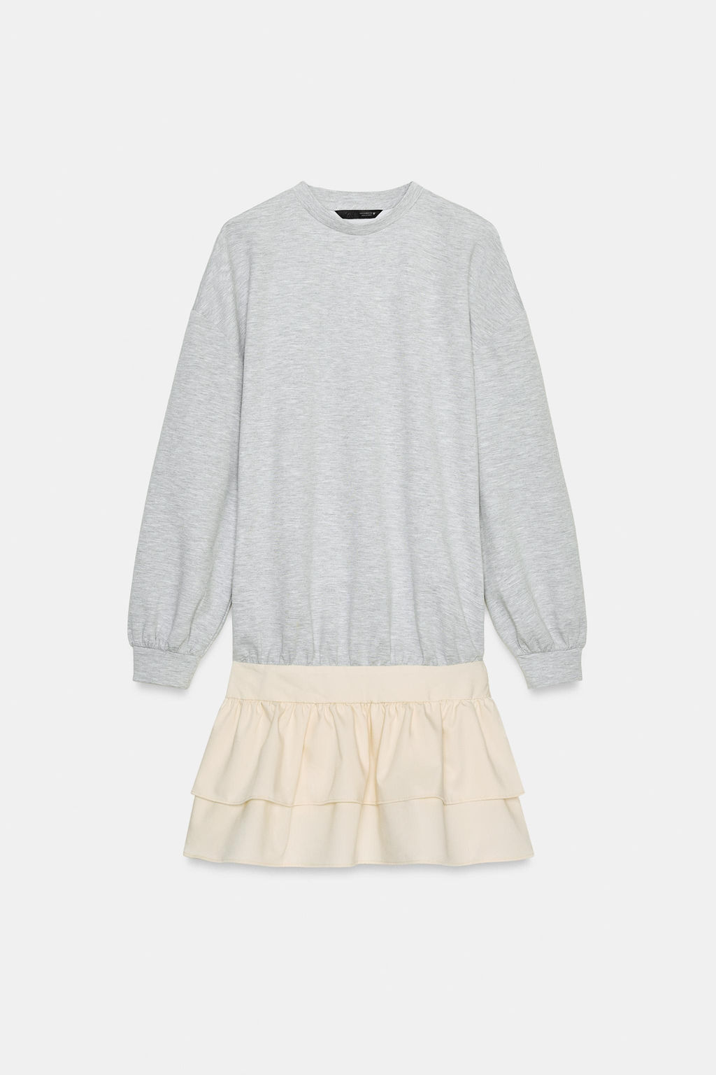 SHORT DRESS WITH CONTRAST RUFFLES - Zara фото 6