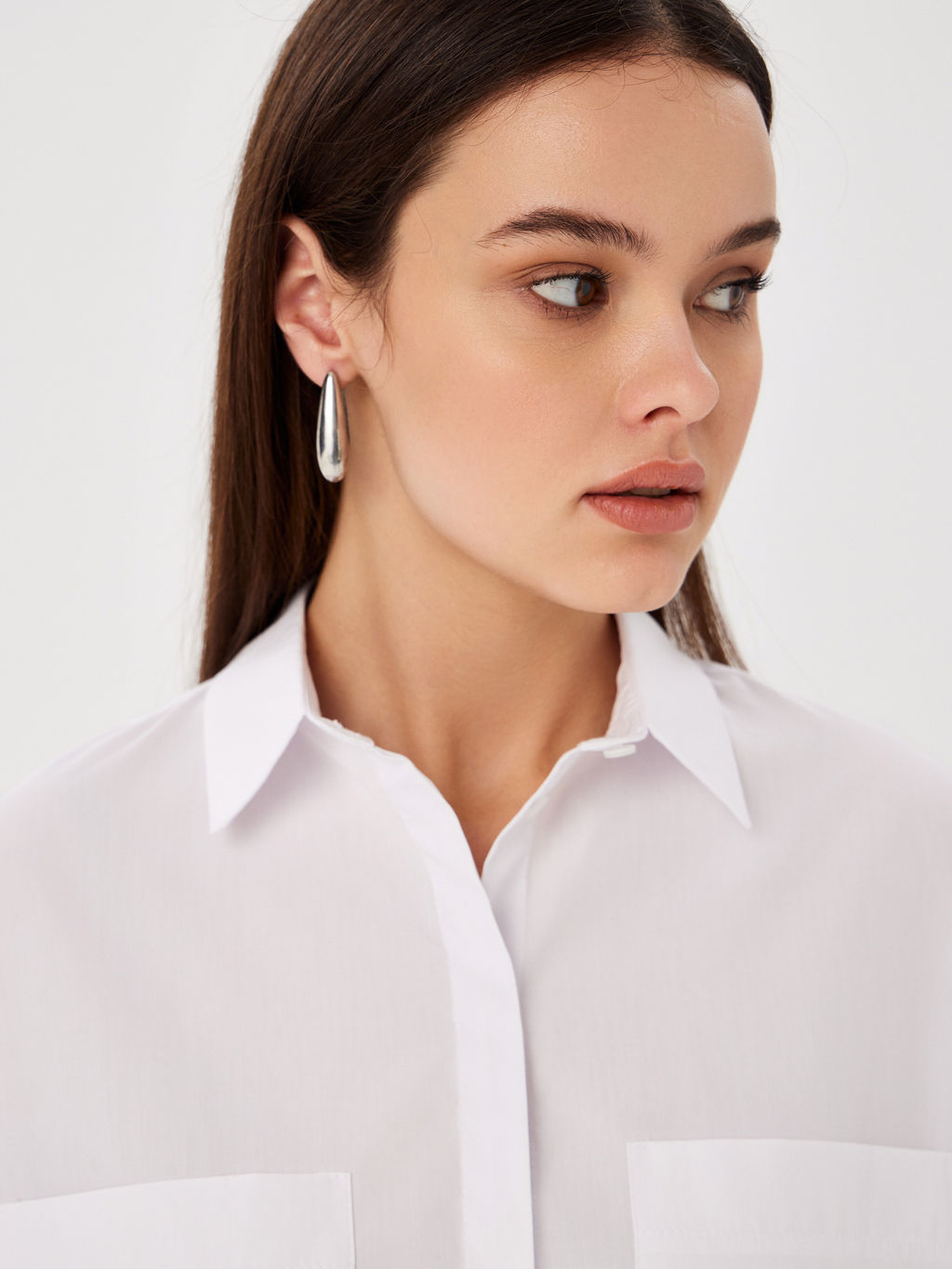 Блузка женская дл. рук. KATHARINA KROSS KK-B-007T-белый  фото 3