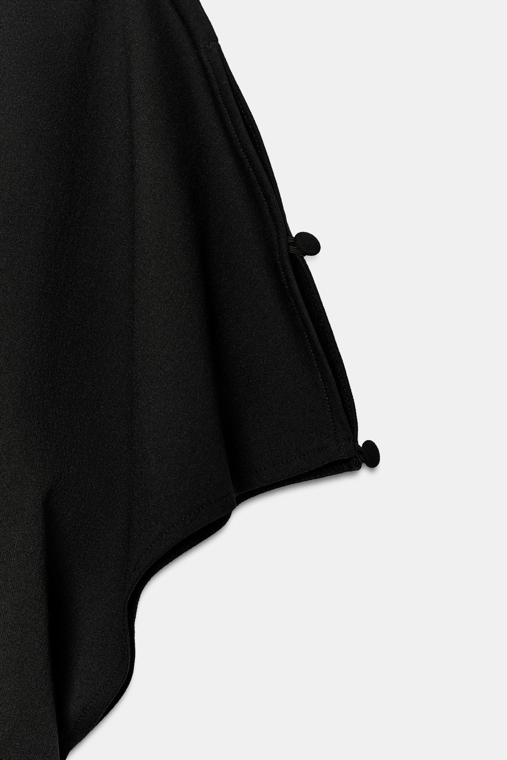 VESTIDO CORTO DRAPEADO CINTUR?N / Negro - Zara фото 7