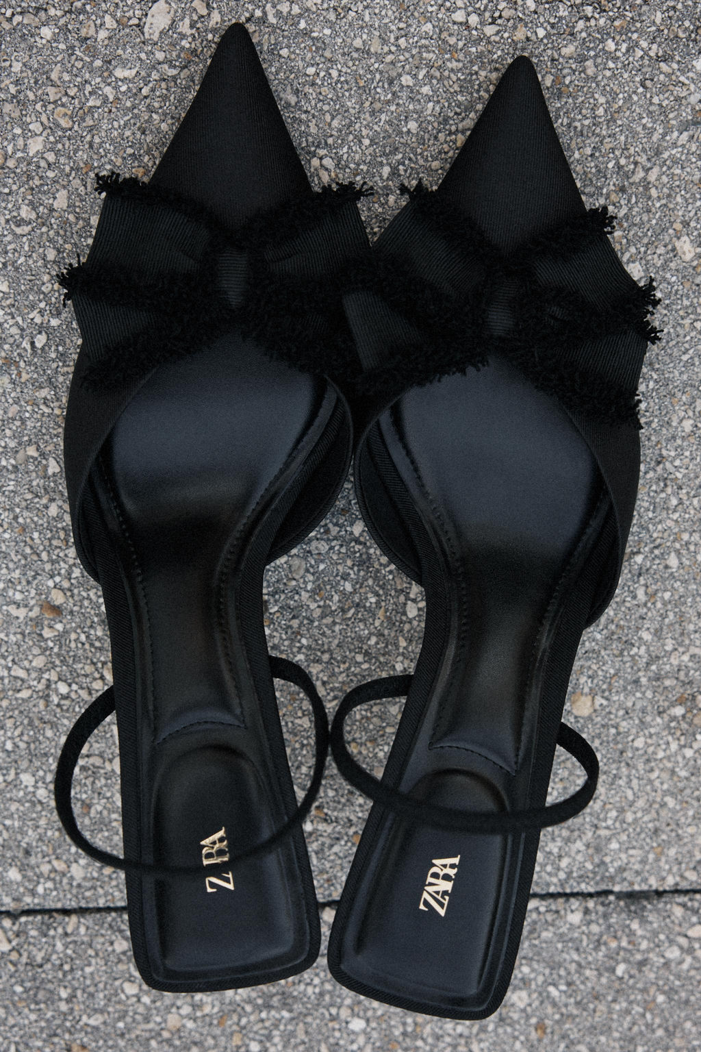 BOW SLINGBACK HEELS - Zara фото 7