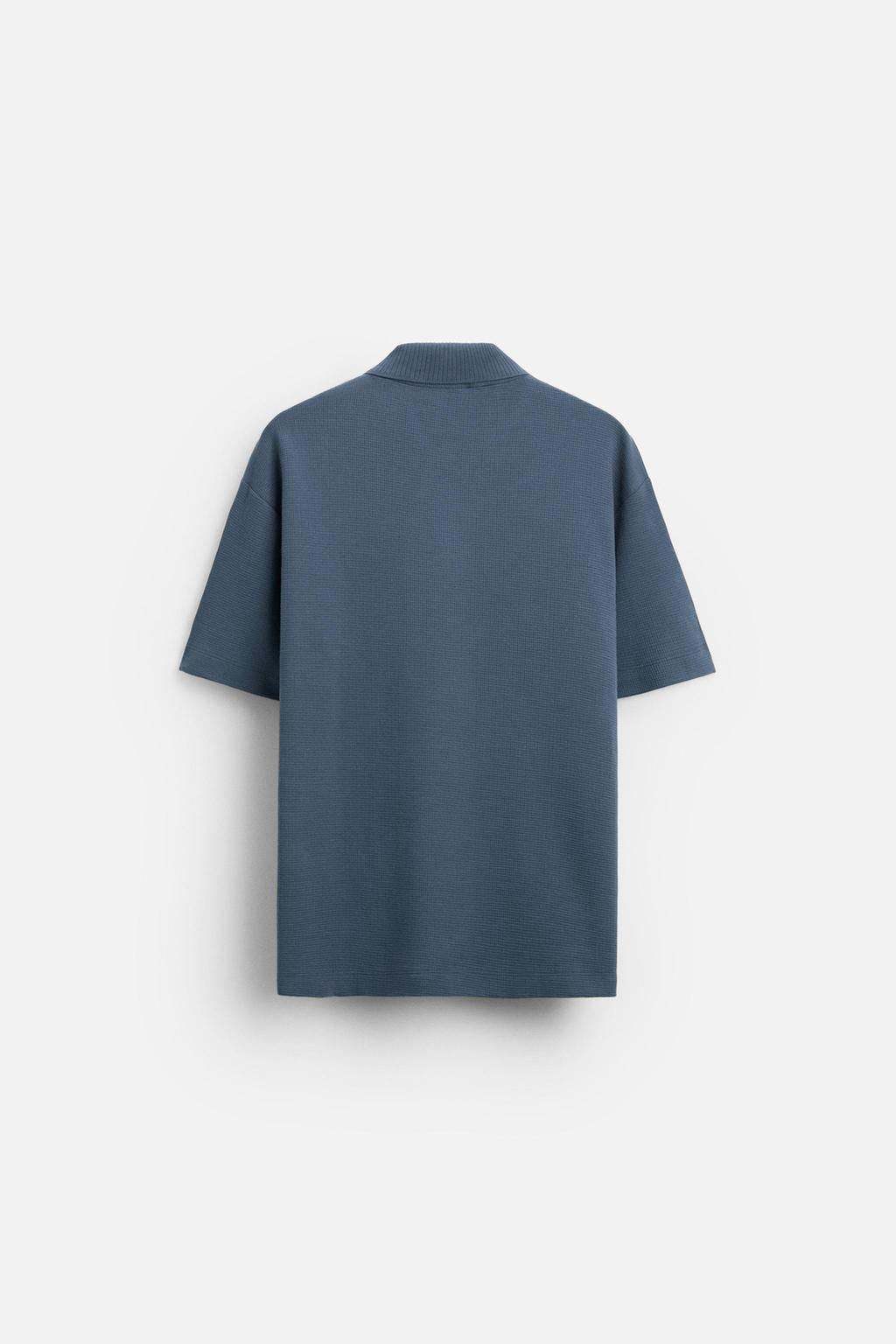 TEXTURED POLO SHIRT - Zara фото 39