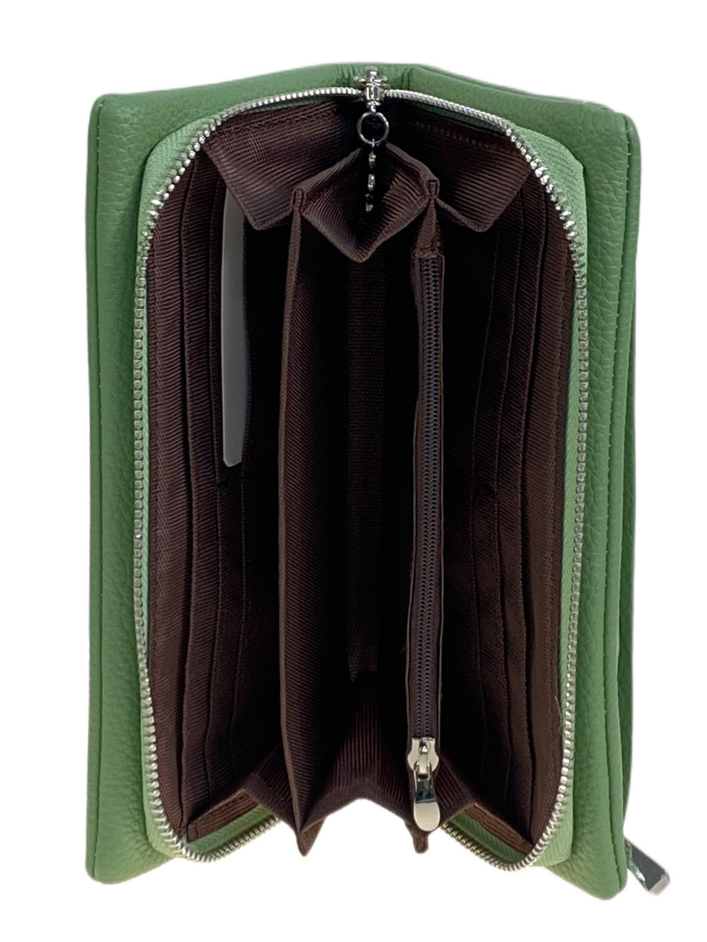 Женское портмоне из искусственной кожи, цвет зеленый - Greta фото 2