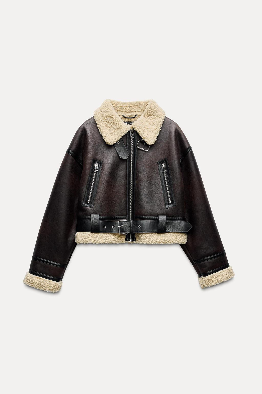 SHORT DOUBLE-FACED JACKET - Zara фото 4
