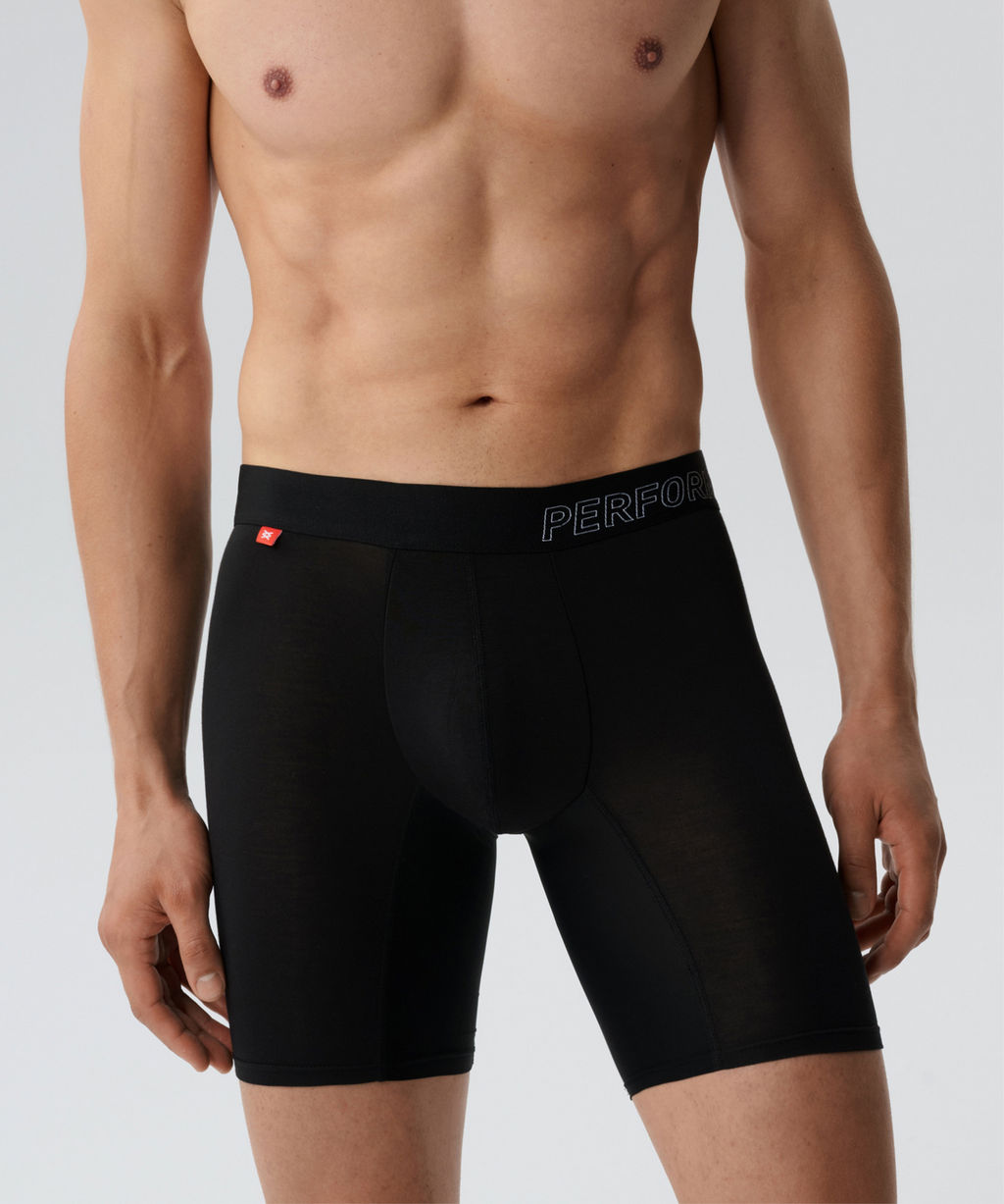 ATLANTIC MH-1181 Трусы шорты Long Performance черный фото 5